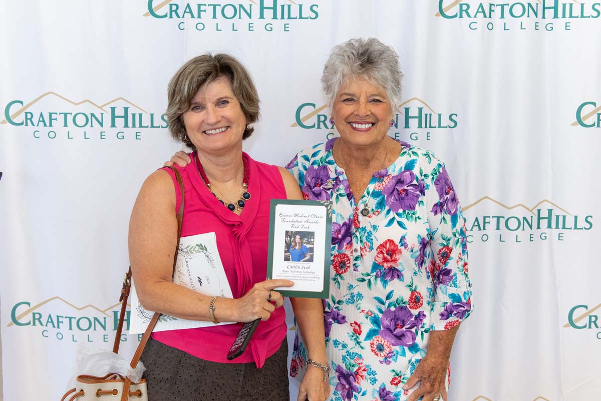 Student attends CHC Scholarship Reception