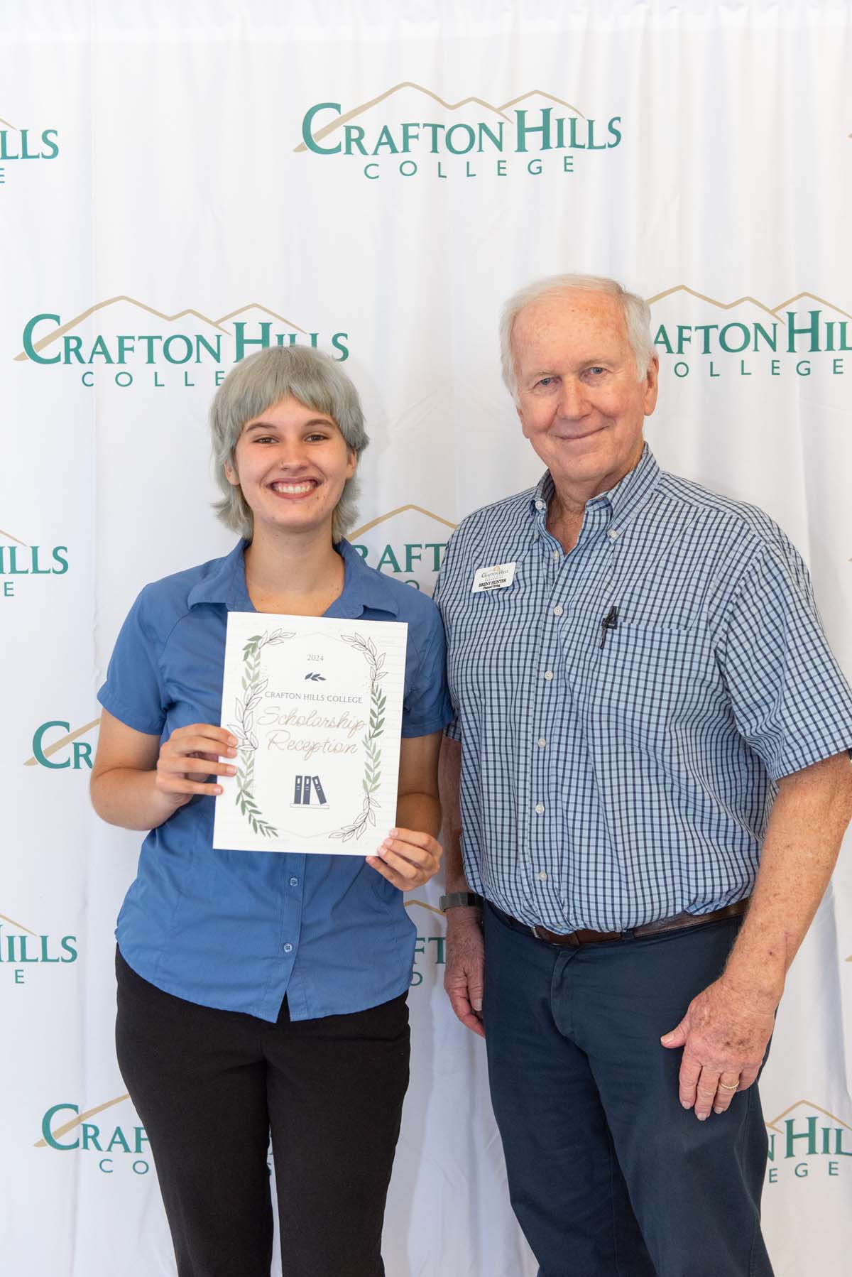 Student attends CHC Scholarship Reception