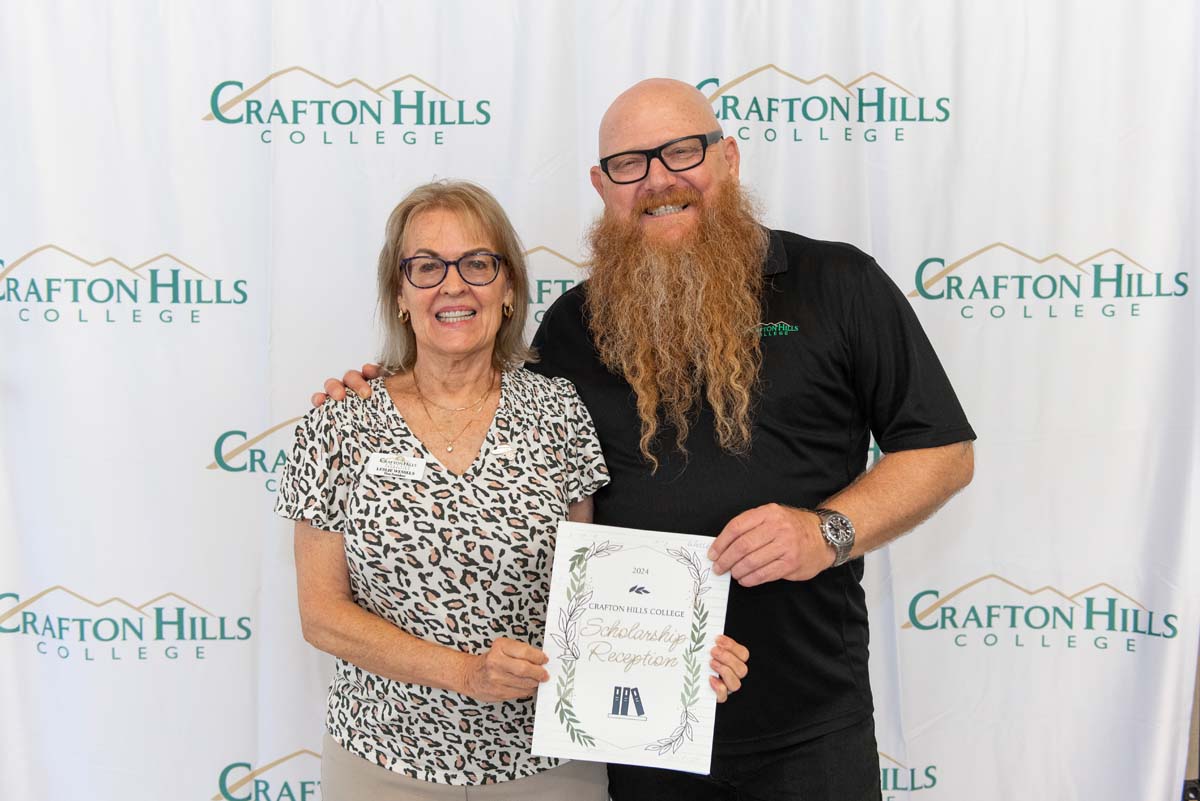 Student attends CHC Scholarship Reception