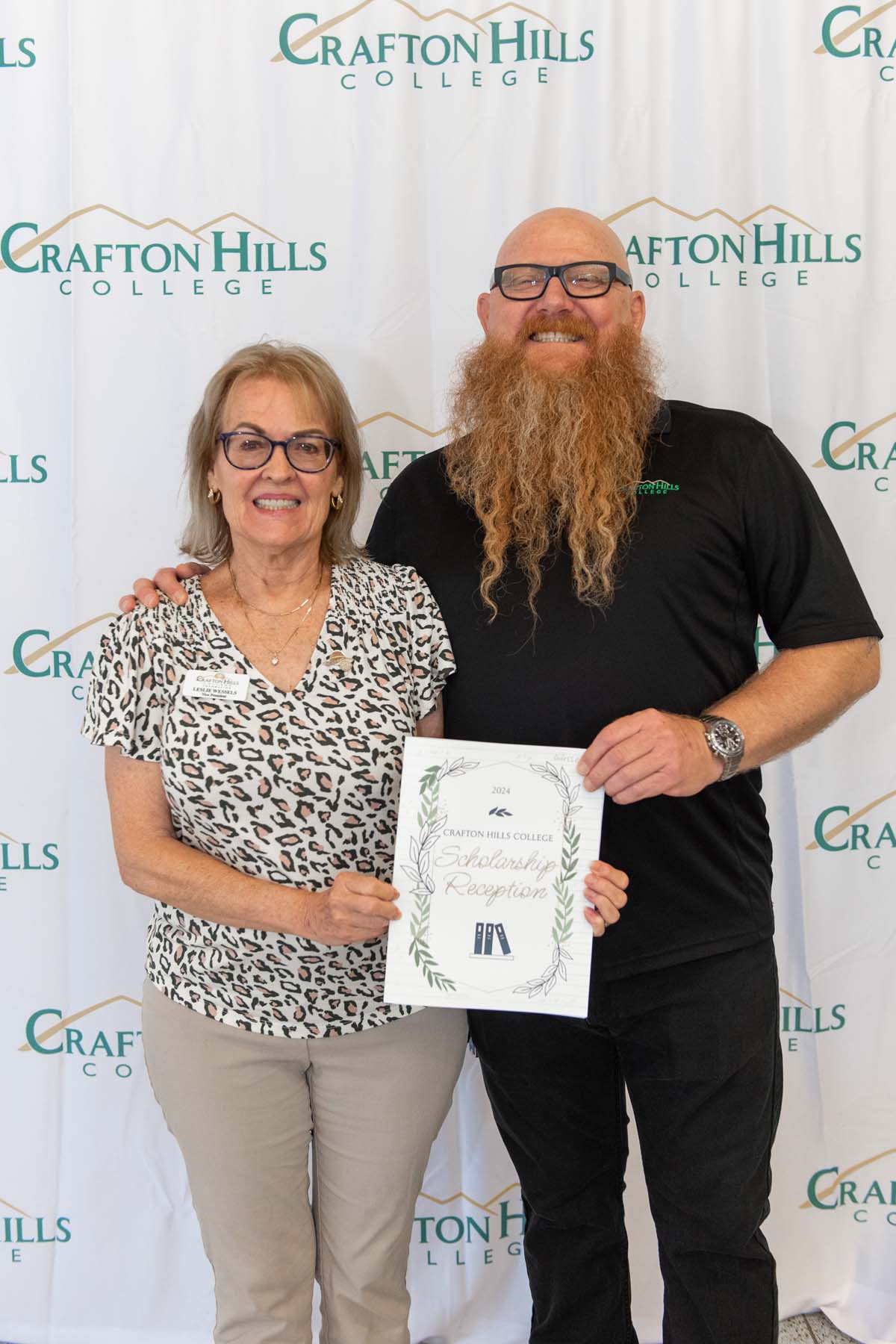 Student attends CHC Scholarship Reception