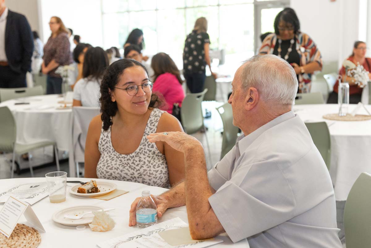 Student attends CHC Scholarship Reception