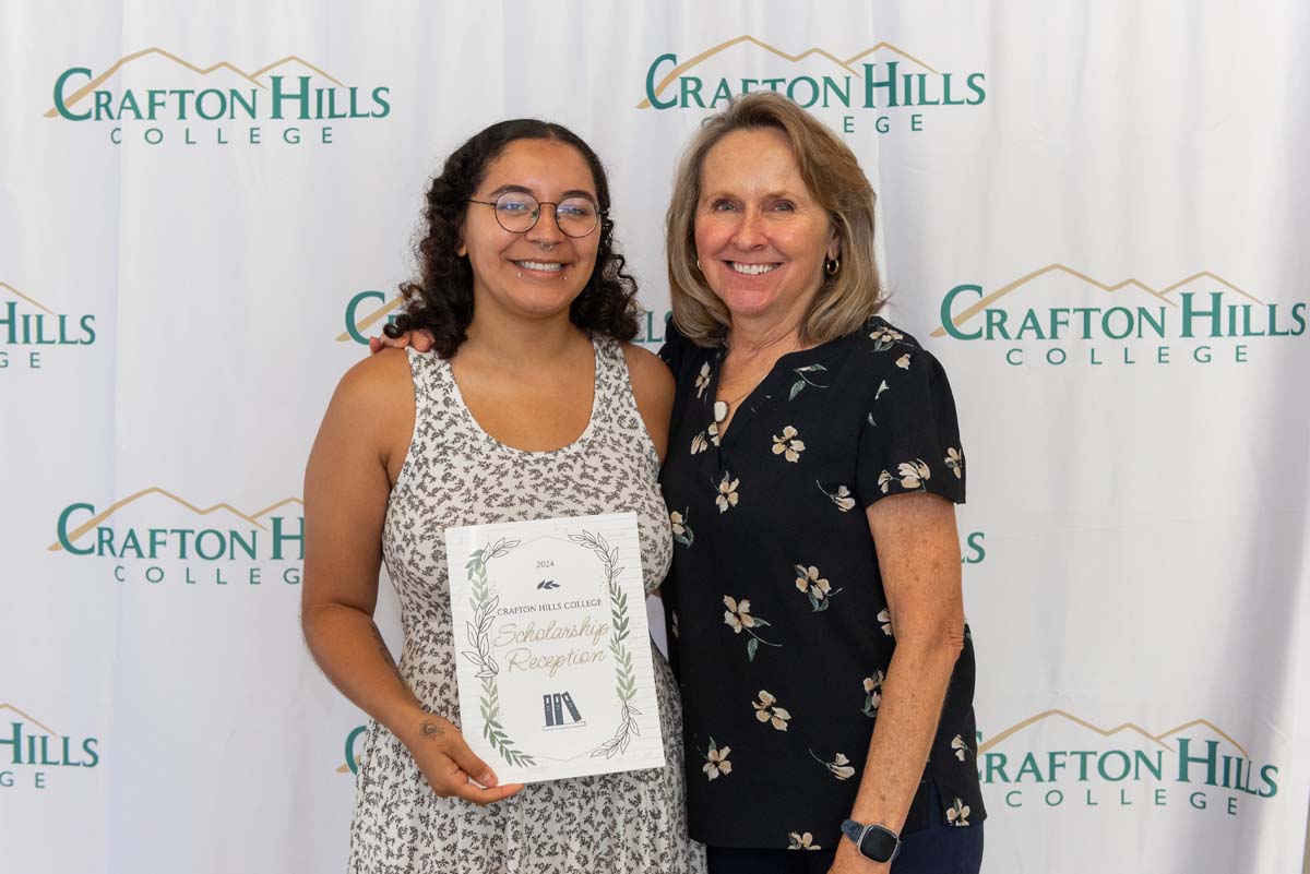 Student attends CHC Scholarship Reception