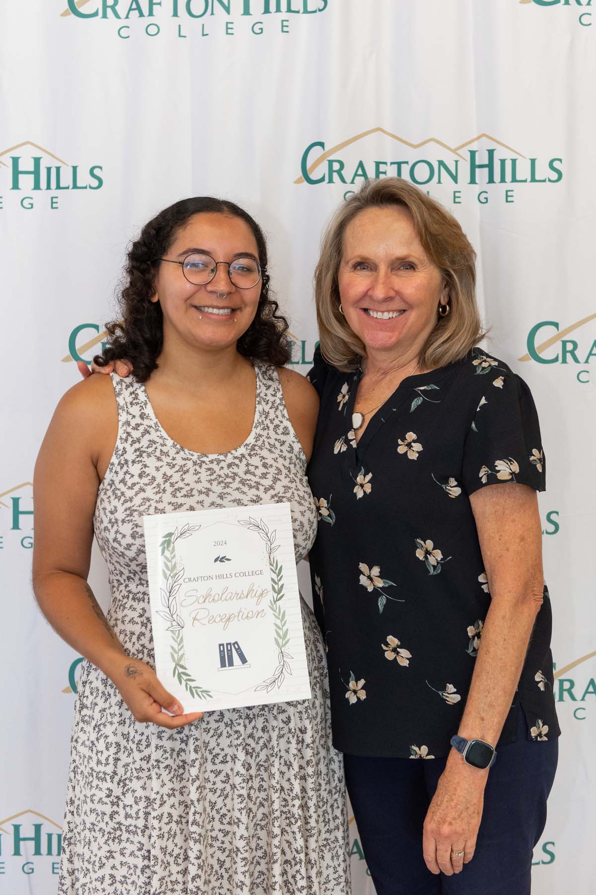 Student attends CHC Scholarship Reception