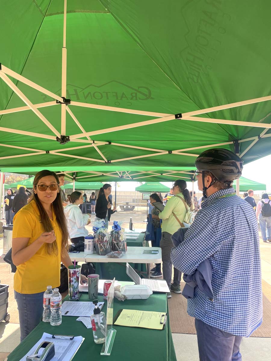 Students at the CHC Career Fair.
