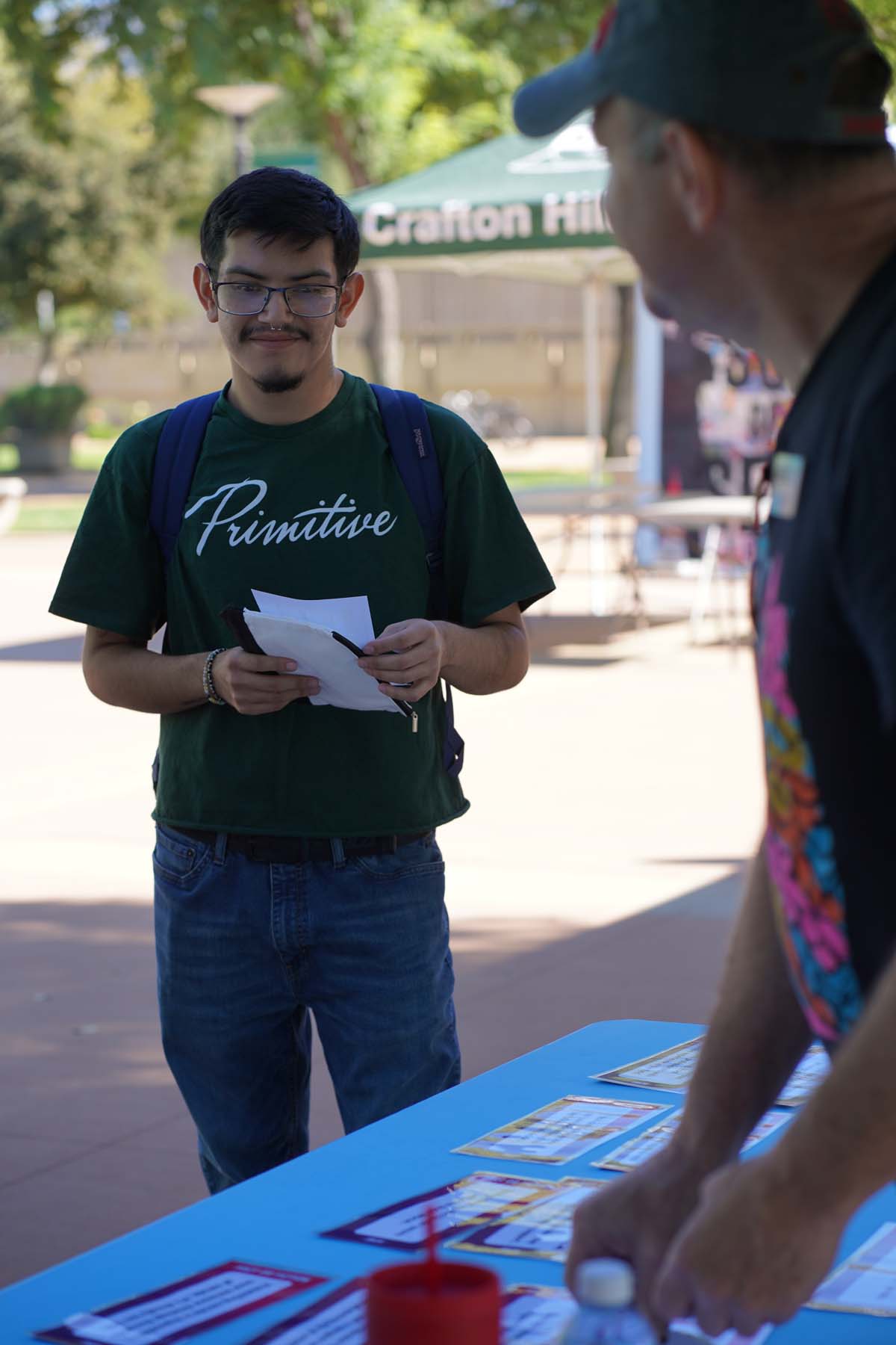 Students at CHC Accessibility and Mental Health Fair.
