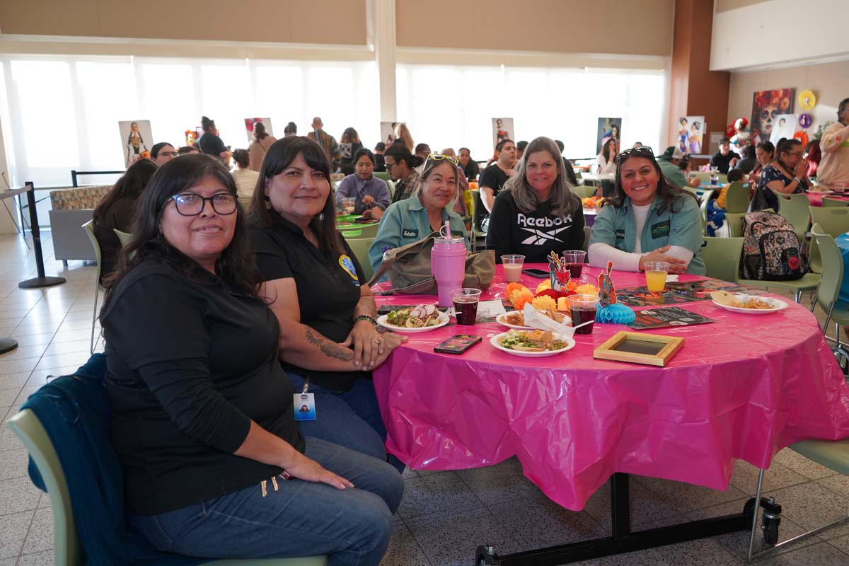 Attendee at Día de los Muertos event at CHC.