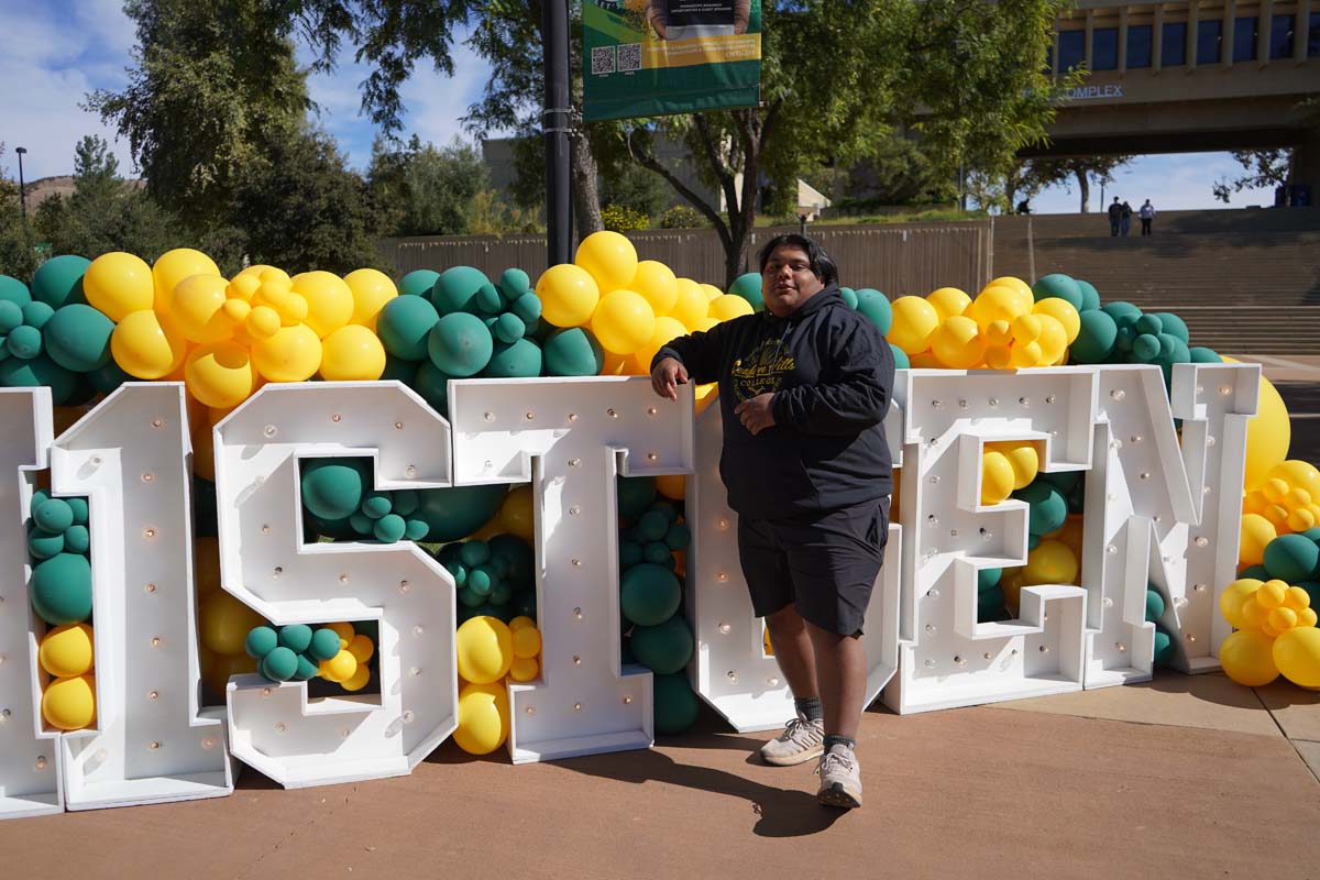 Students attend 1st Gen Resource Fair at CHC.