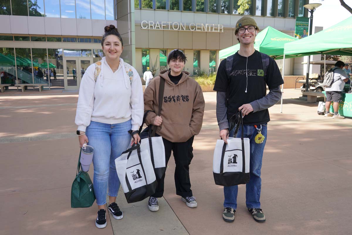 Students attend 1st Gen Resource Fair at CHC.