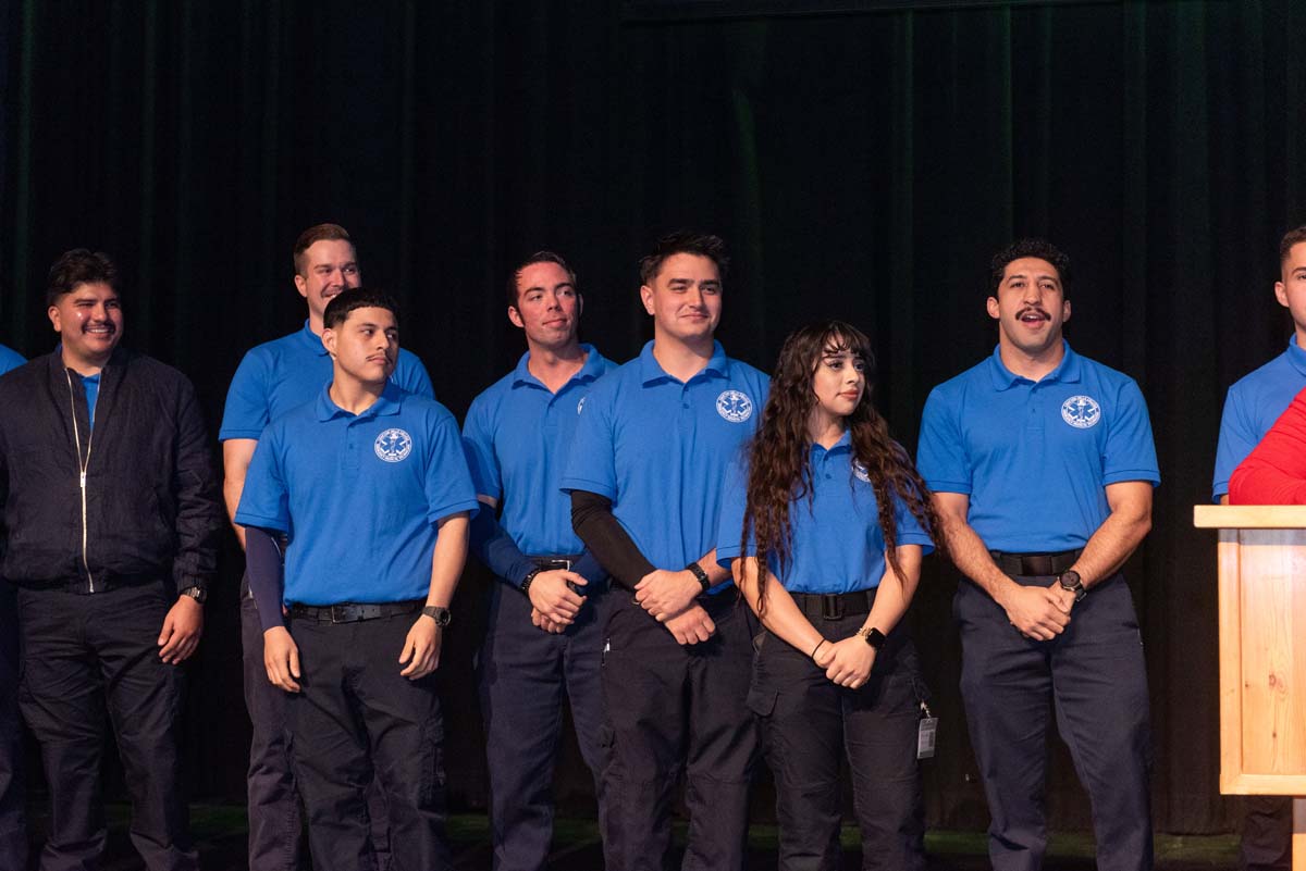 EMT graduates from CHC.
