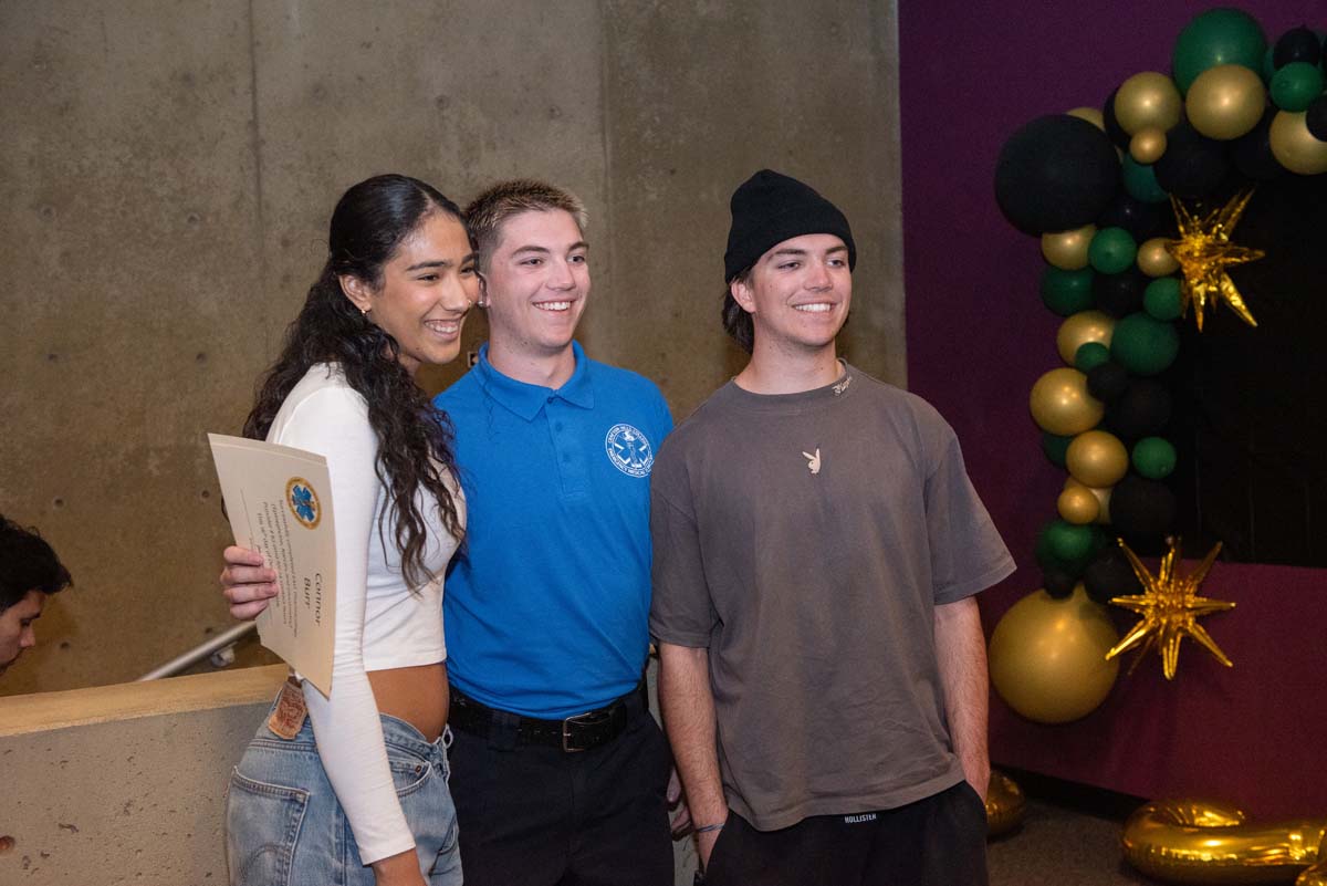 EMT graduates from CHC.