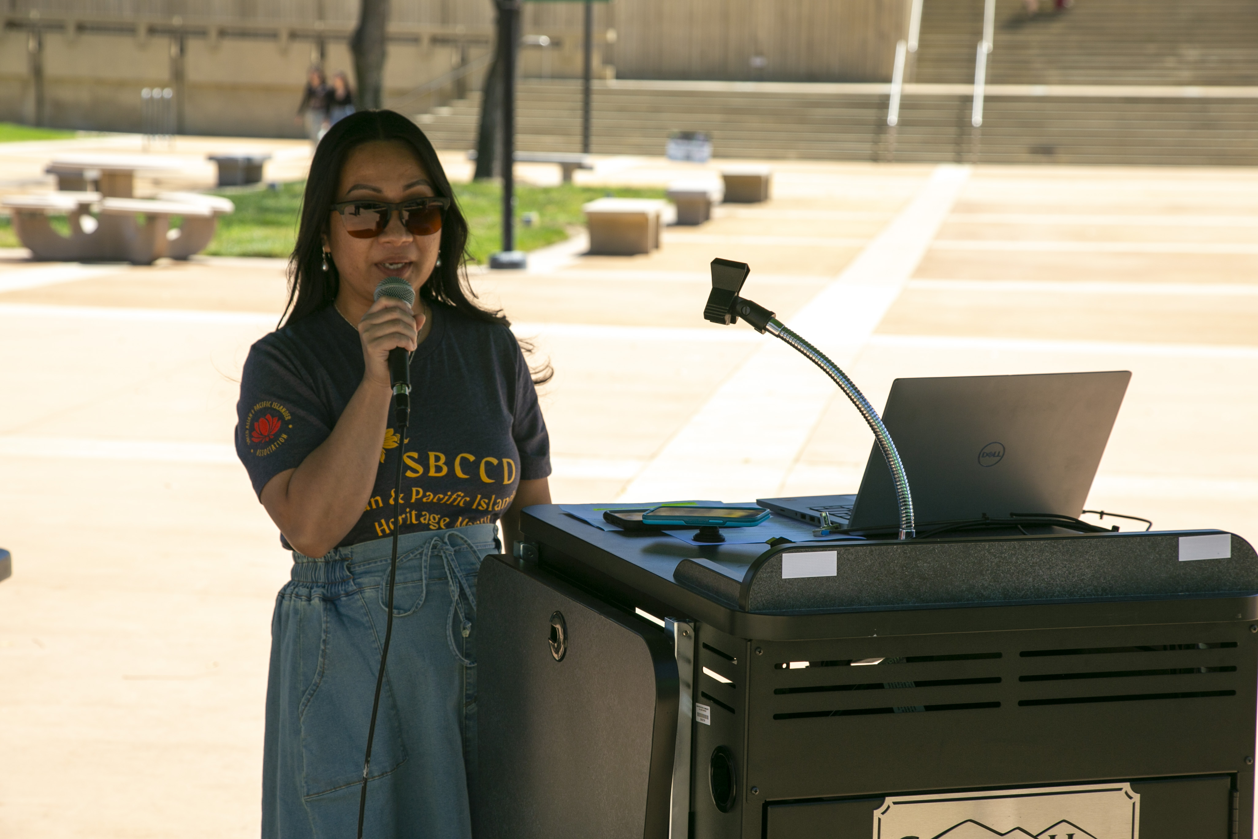Students, staff, and faculty attend API Heritage Month Closing Ceremony.