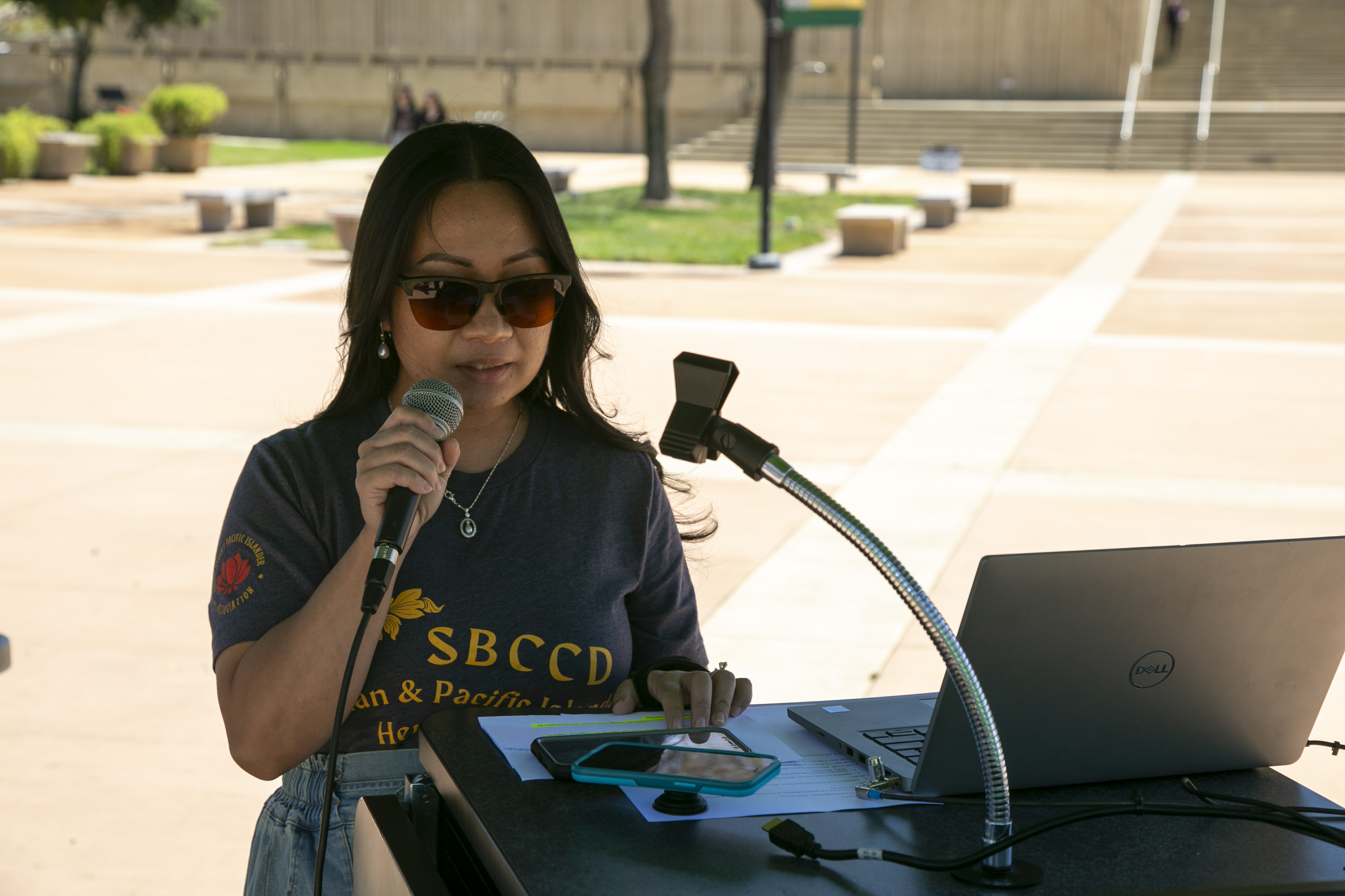 Students, staff, and faculty attend API Heritage Month Closing Ceremony.