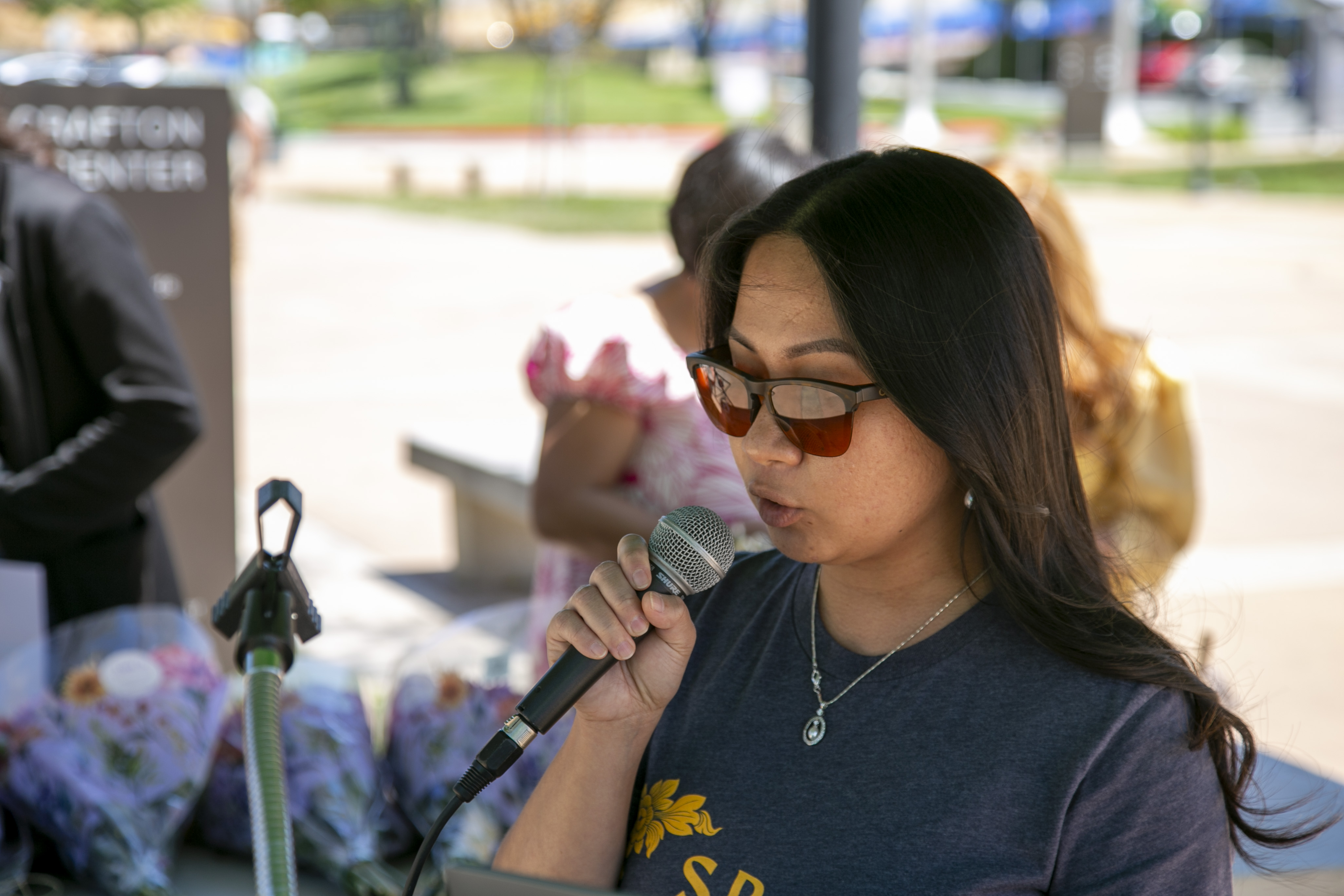 Students, staff, and faculty attend API Heritage Month Closing Ceremony.