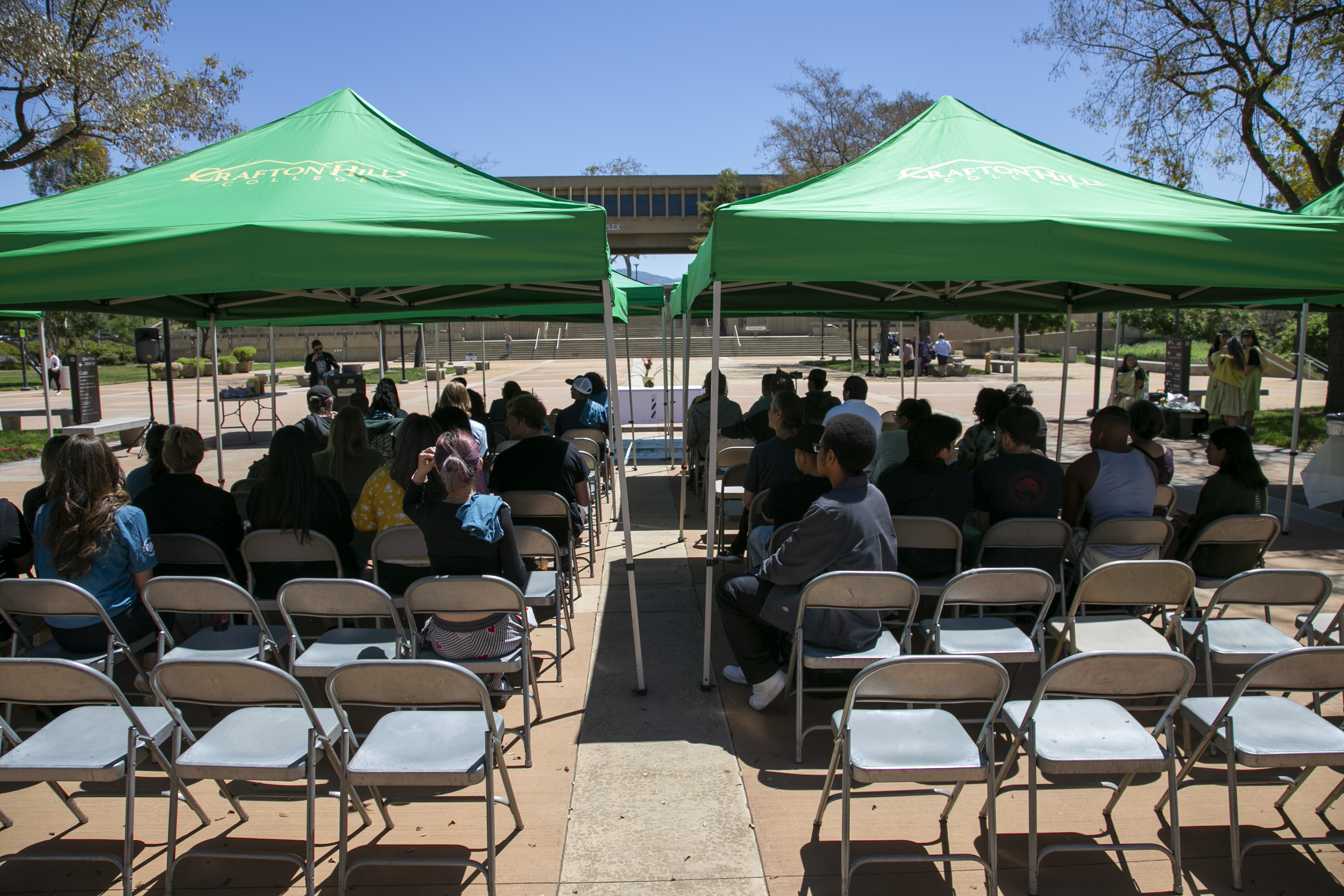 Students, staff, and faculty attend API Heritage Month Closing Ceremony.