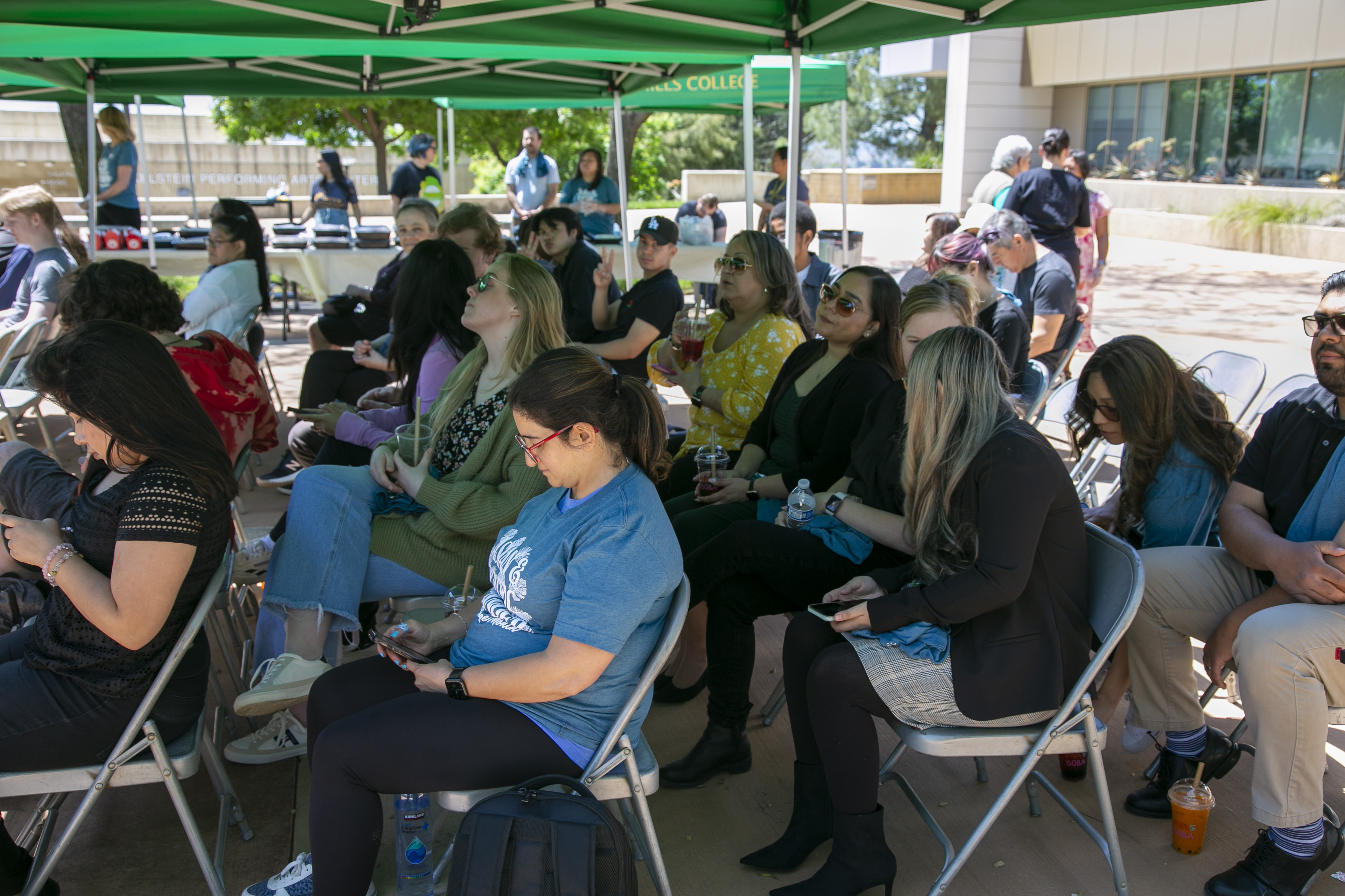 Students, staff, and faculty attend API Heritage Month Closing Ceremony.