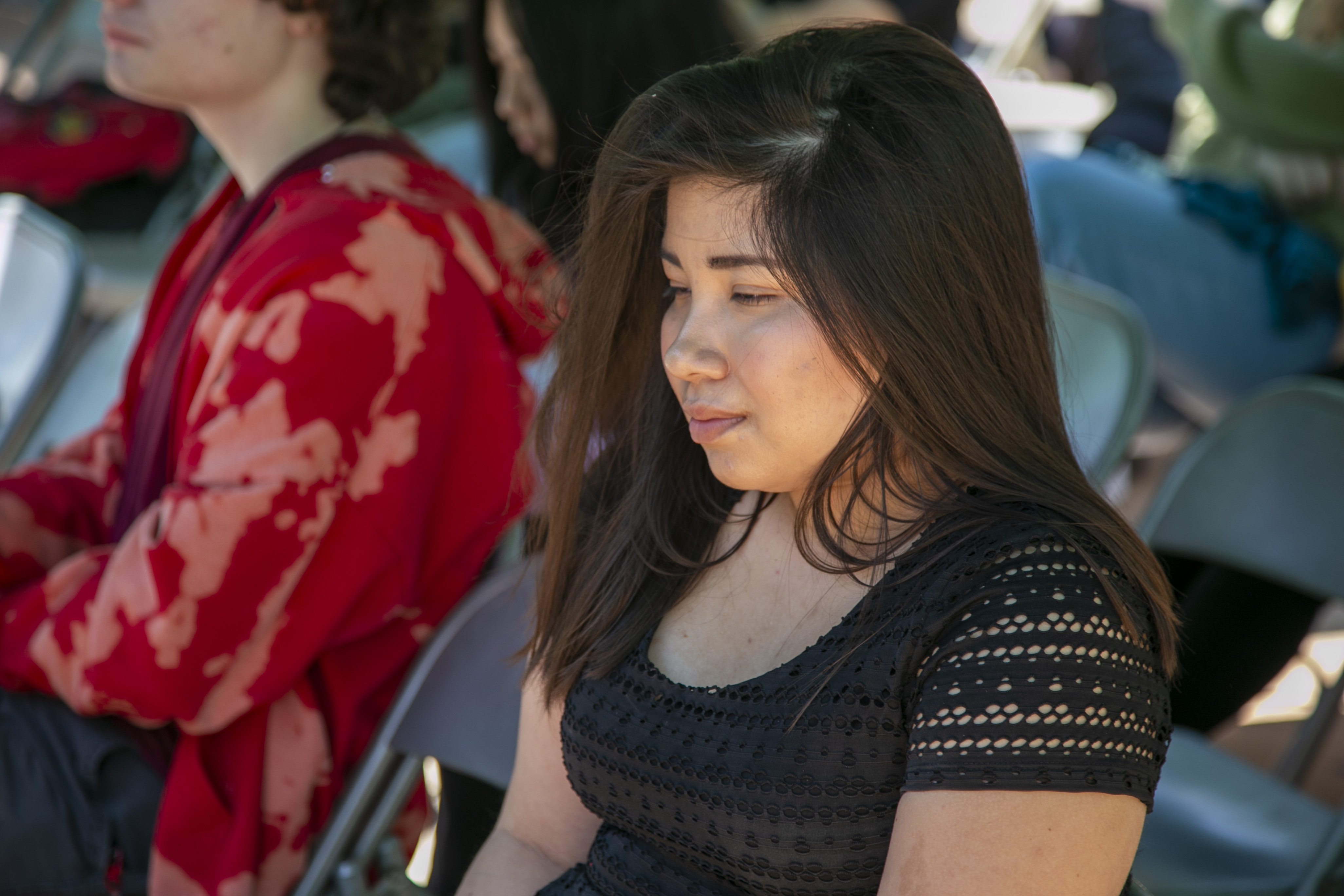 Students, staff, and faculty attend API Heritage Month Closing Ceremony.