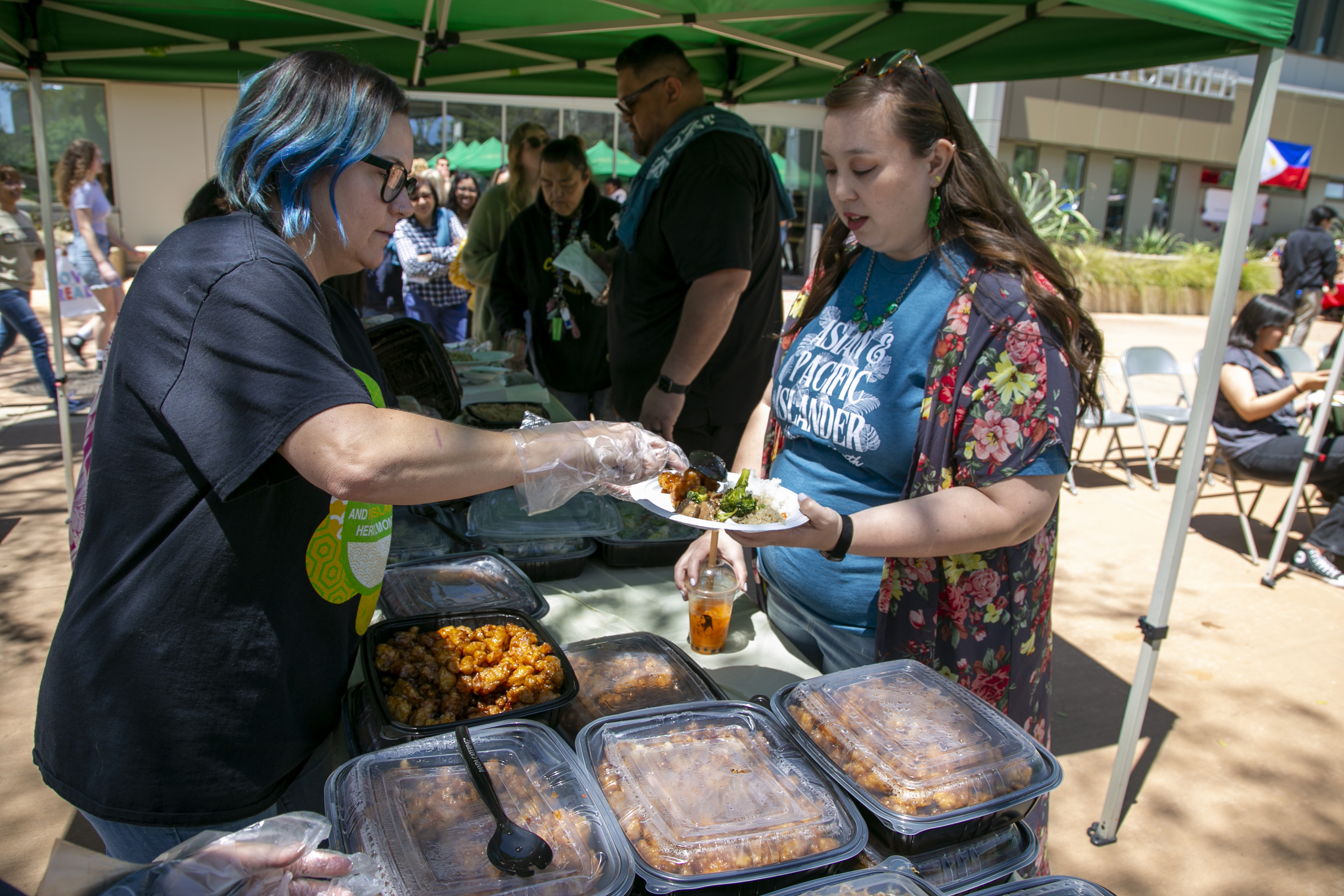 Students, staff, and faculty attend API Heritage Month Closing Ceremony.