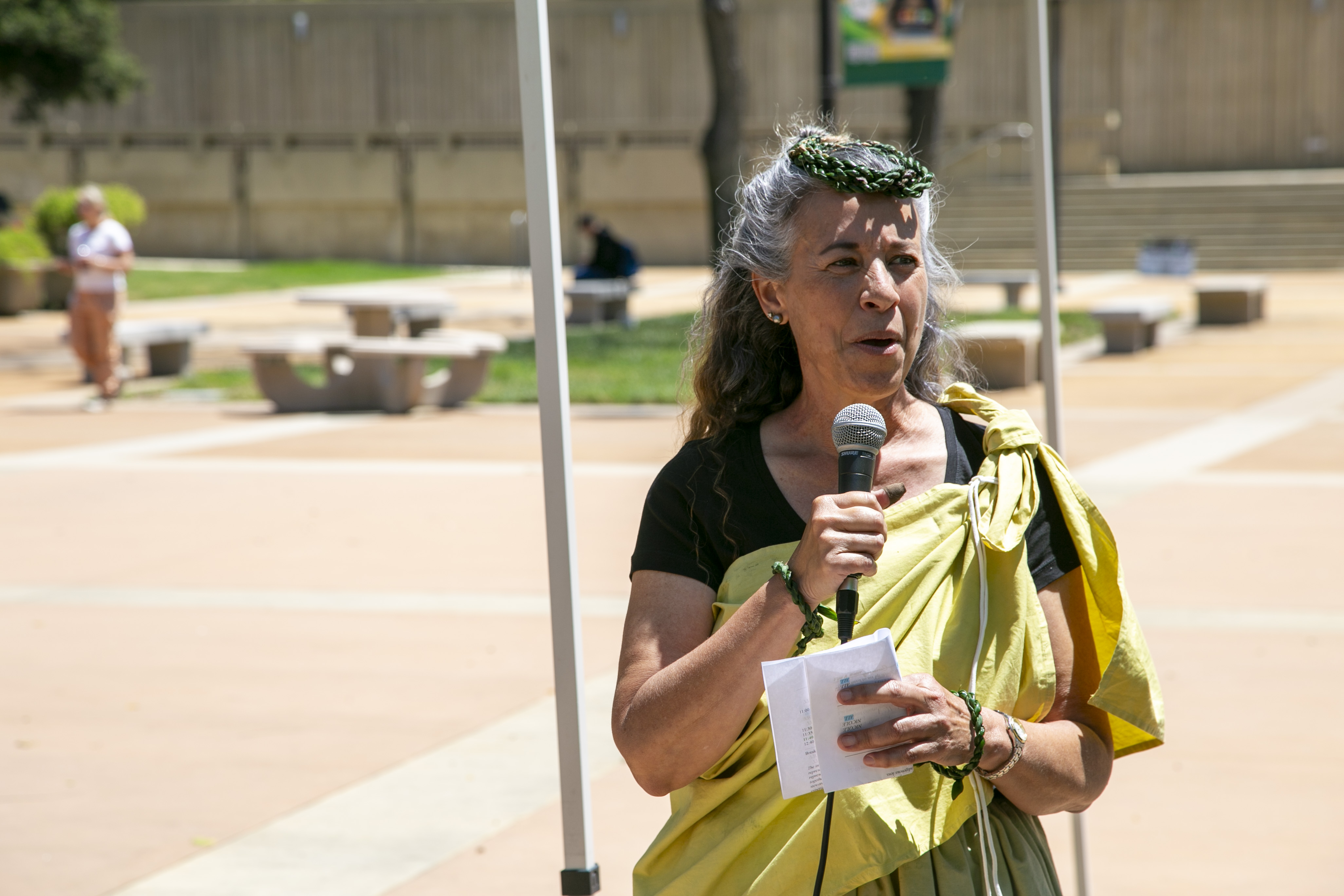 Students, staff, and faculty attend API Heritage Month Closing Ceremony.