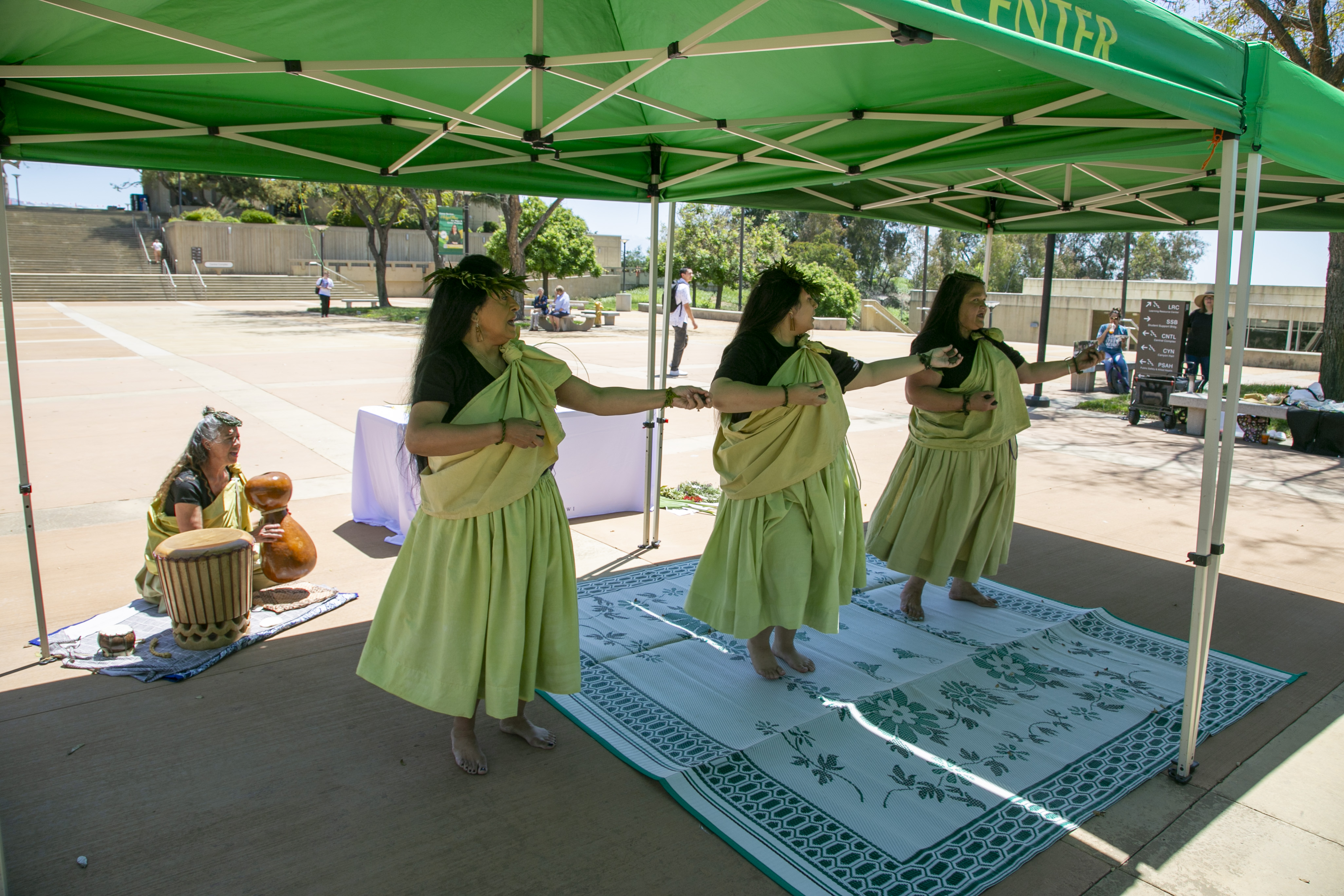 Students, staff, and faculty attend API Heritage Month Closing Ceremony.