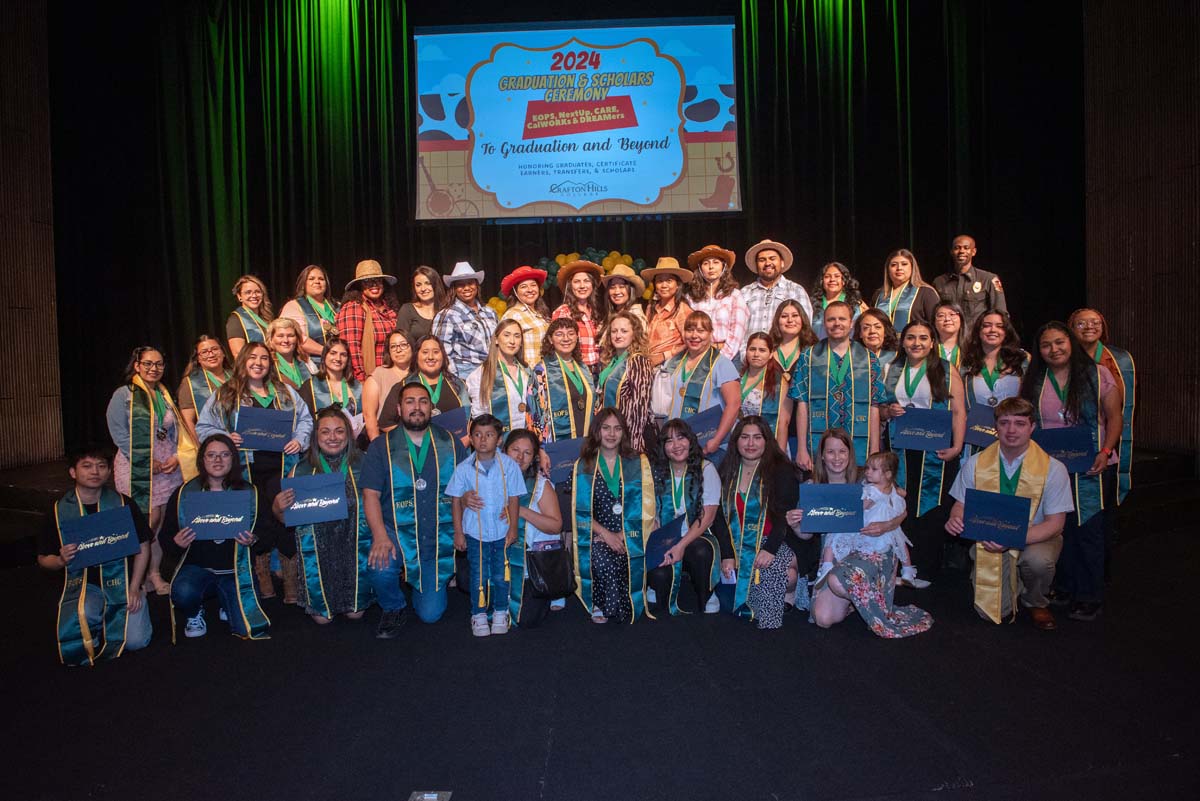 Crafton Hills College’s 2024 Grad Season continues with EOPS, NextUp, CARE, CalWORKs and Dreamers recognition ceremony.