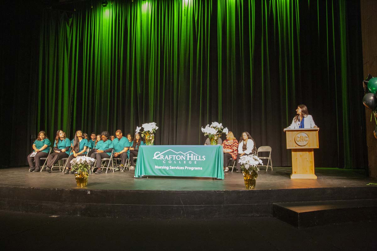 Nursing Services Pathway Graduation ceremony held at Crafton Hills College.