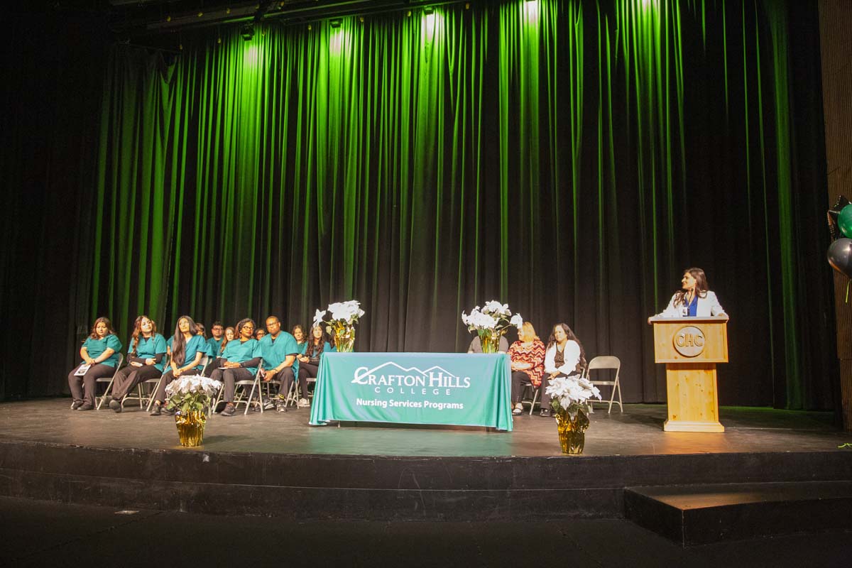 Nursing Services Pathway Graduation ceremony held at Crafton Hills College.