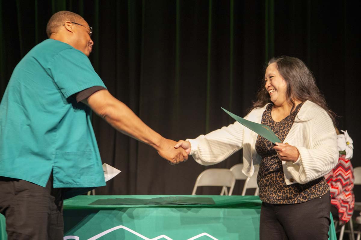 Nursing Services Pathway Graduation ceremony held at Crafton Hills College.