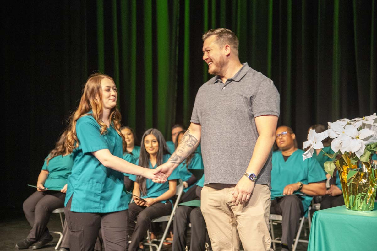 Nursing Services Pathway Graduation ceremony held at Crafton Hills College.