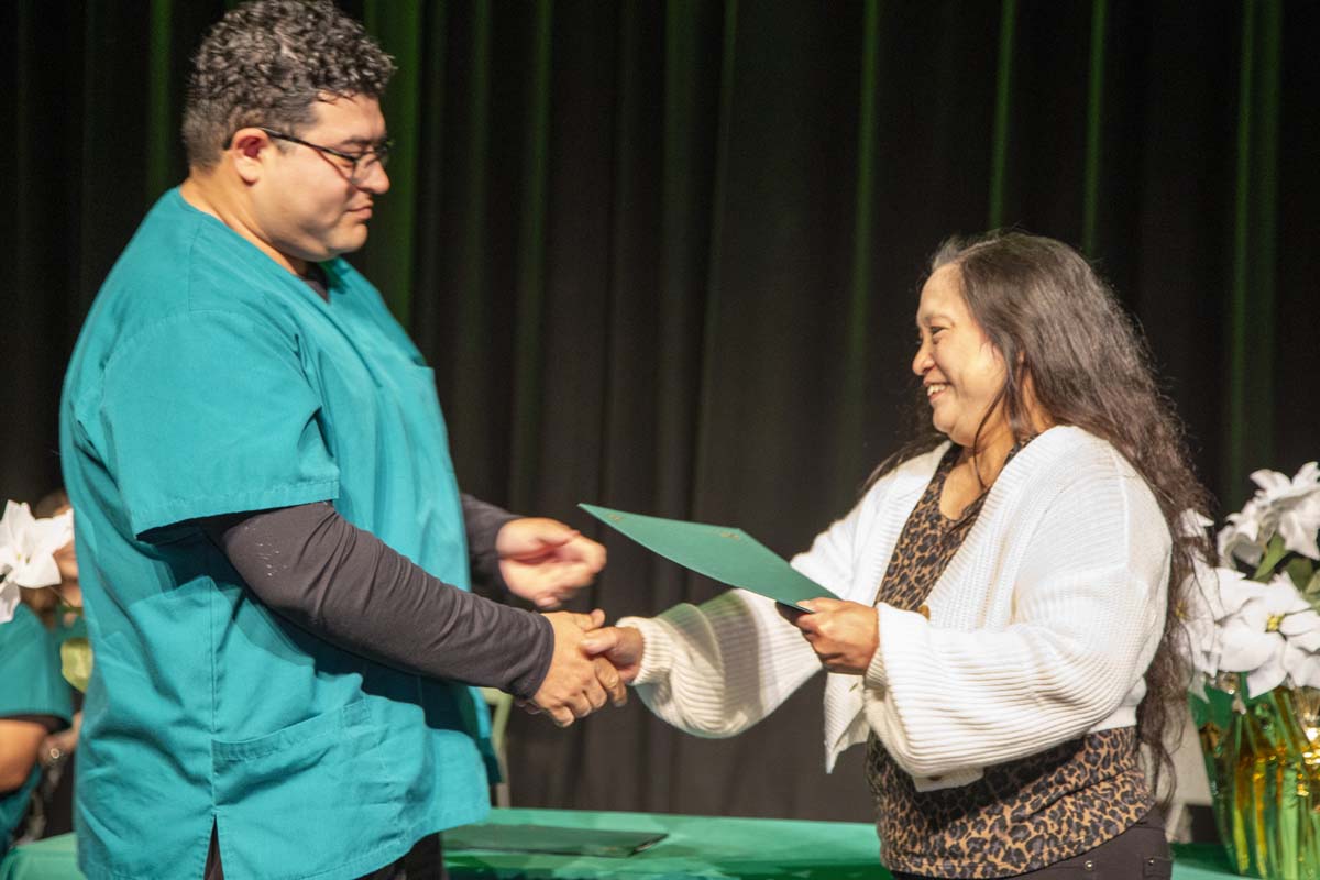 Nursing Services Pathway Graduation ceremony held at Crafton Hills College.