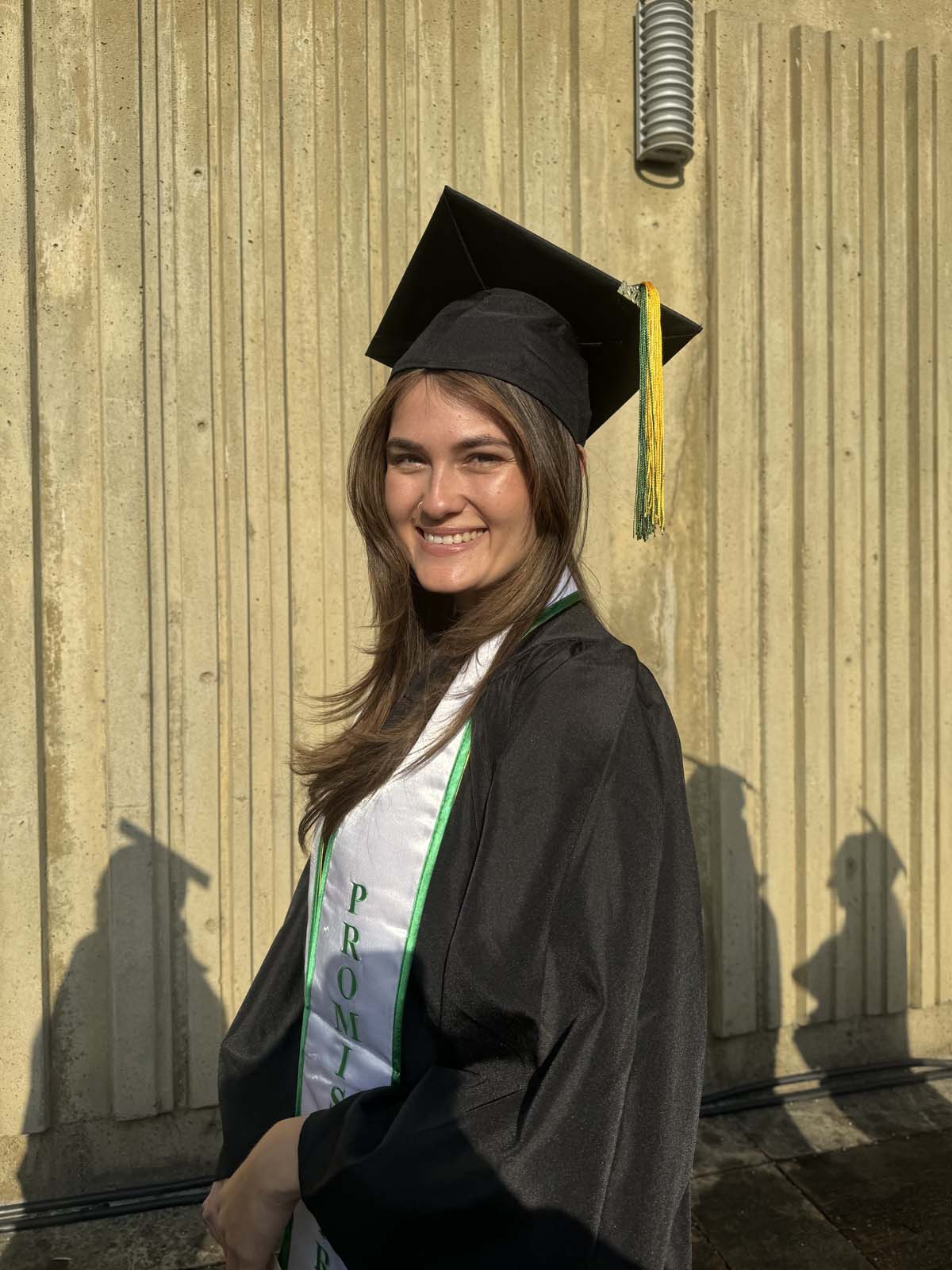 Graduates walk to stage at CHC's Commencement 2024.