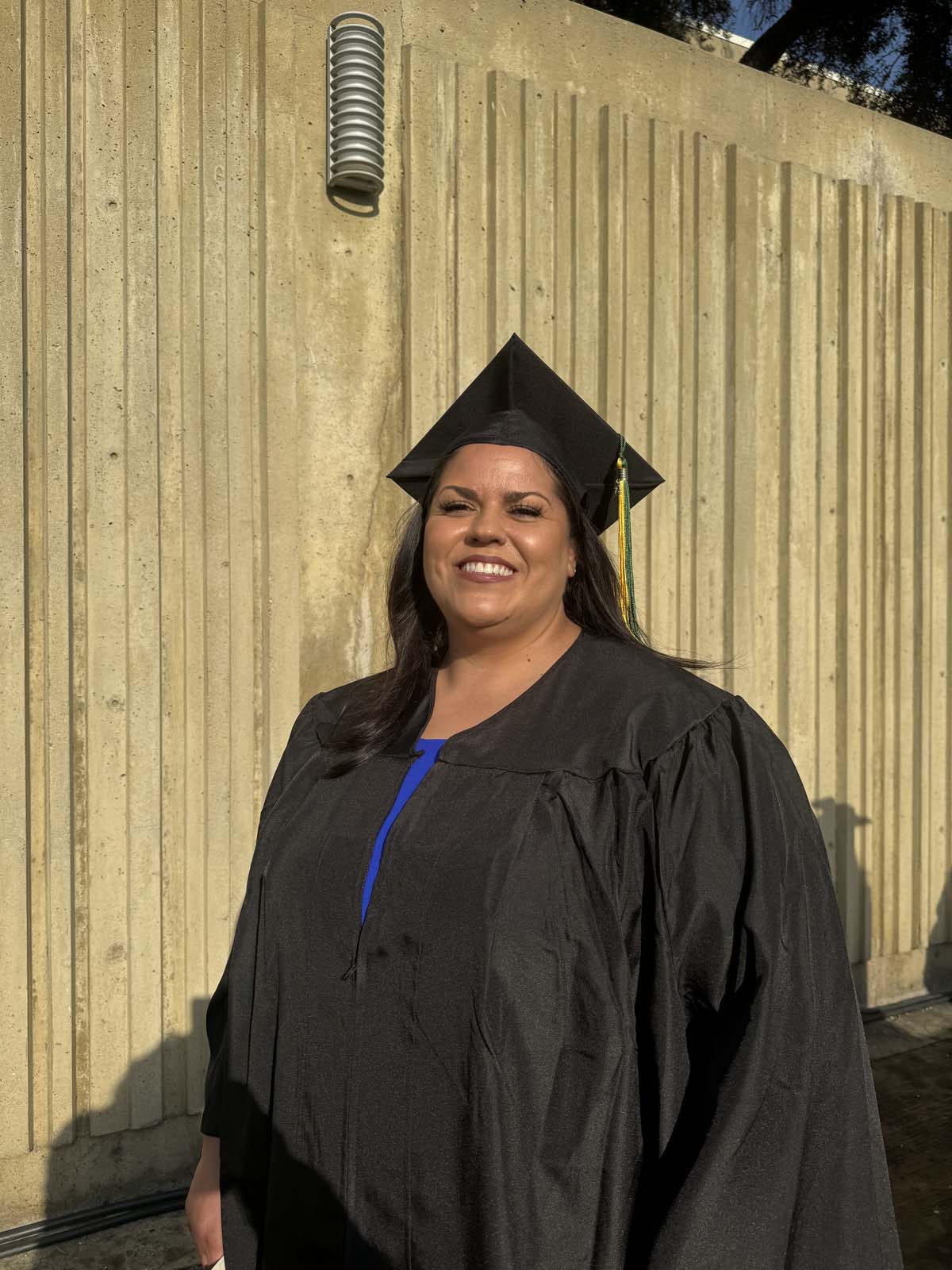 Graduates walk to stage at CHC's Commencement 2024.