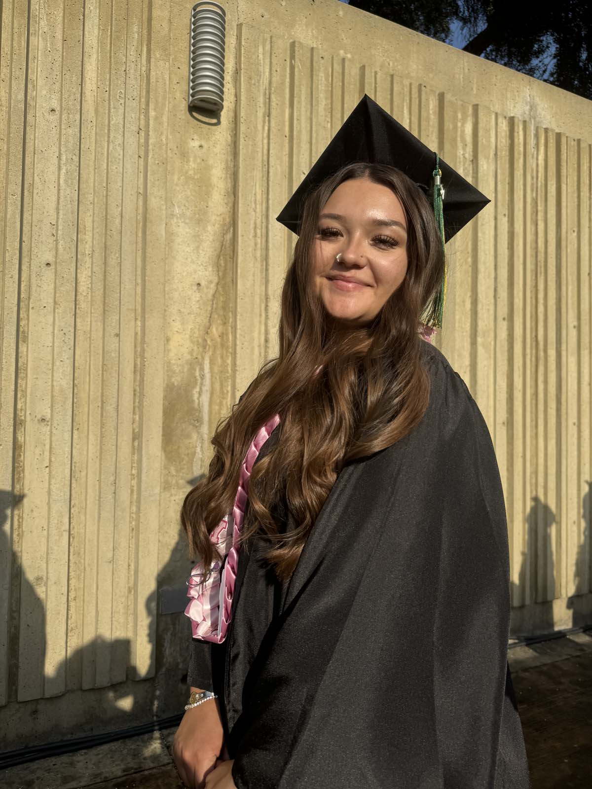 Graduates walk to stage at CHC's Commencement 2024.