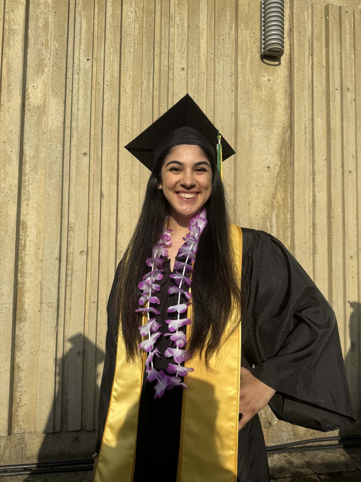 Graduates walk to stage at CHC's Commencement 2024.