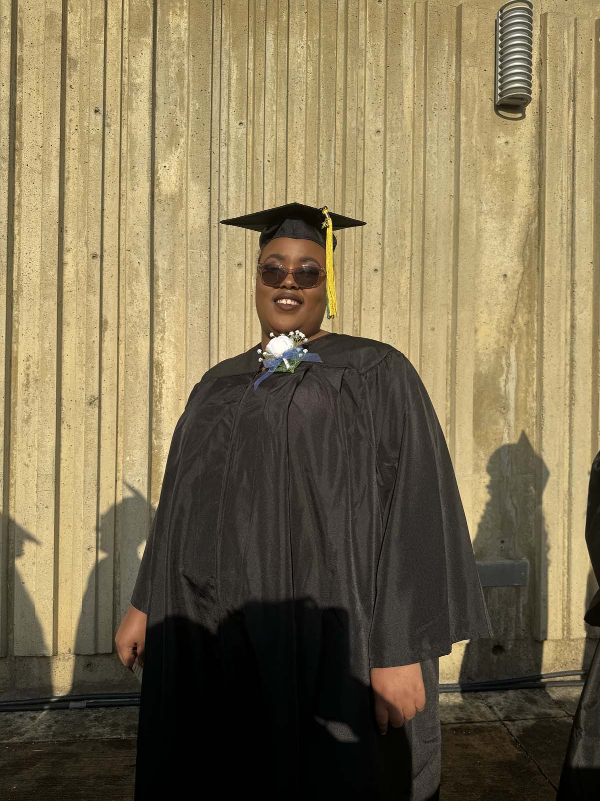 Graduates walk to stage at CHC's Commencement 2024.
