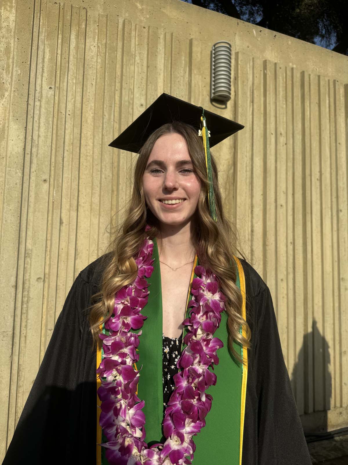 Graduates walk to stage at CHC's Commencement 2024.