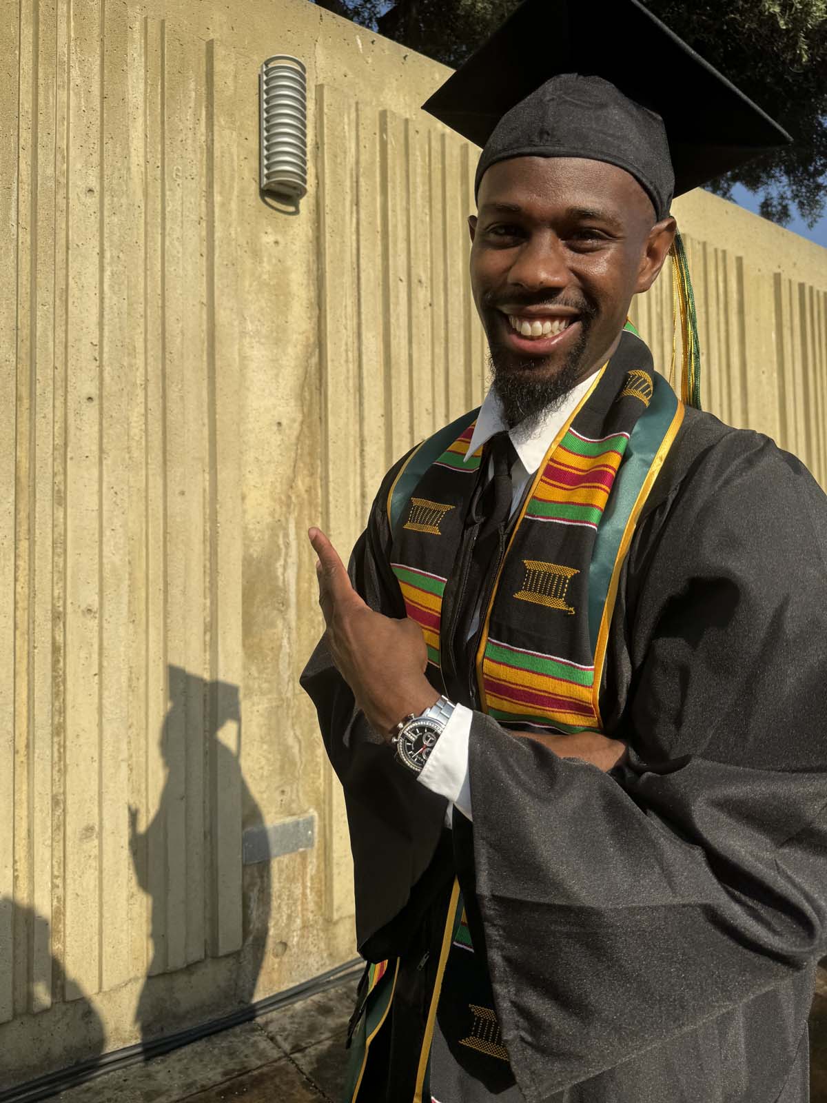 Graduates walk to stage at CHC's Commencement 2024.