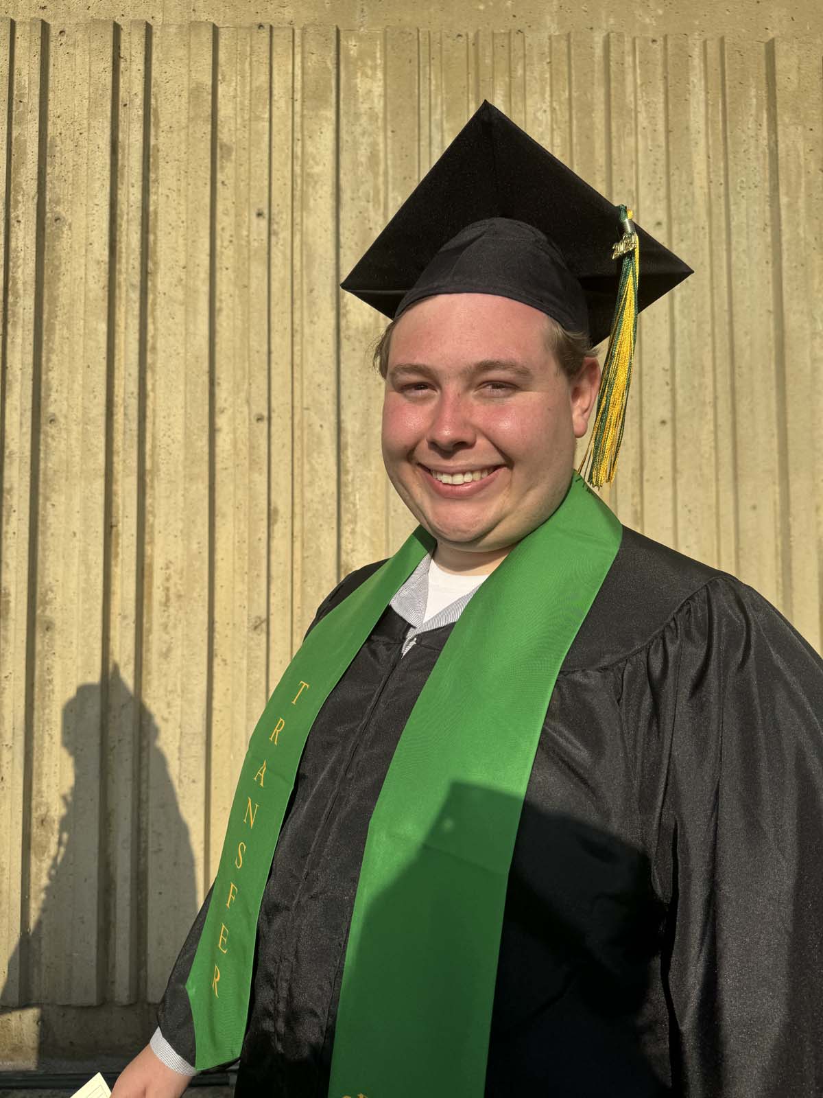 Graduates walk to stage at CHC's Commencement 2024.