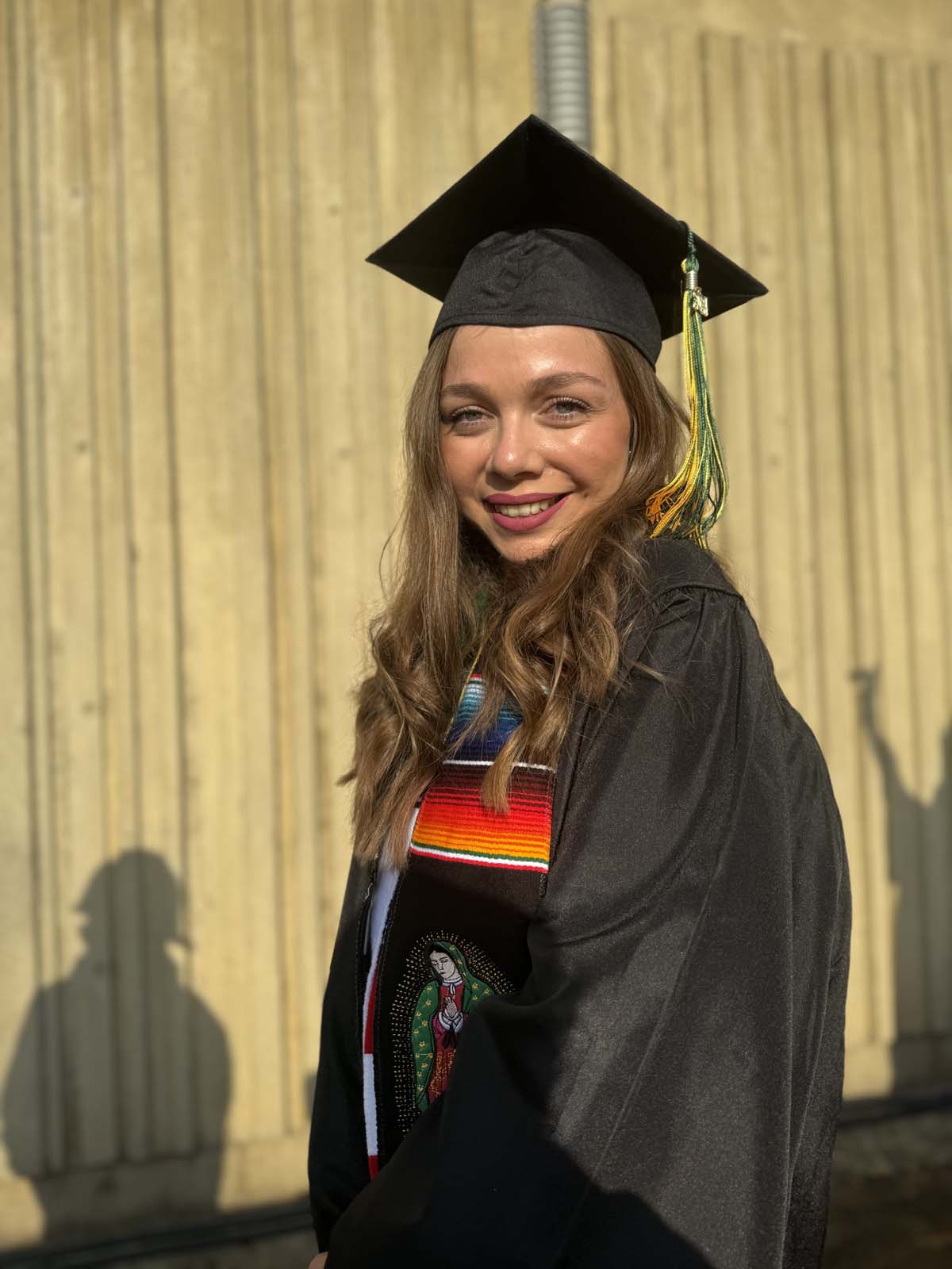 Graduates walk to stage at CHC's Commencement 2024.