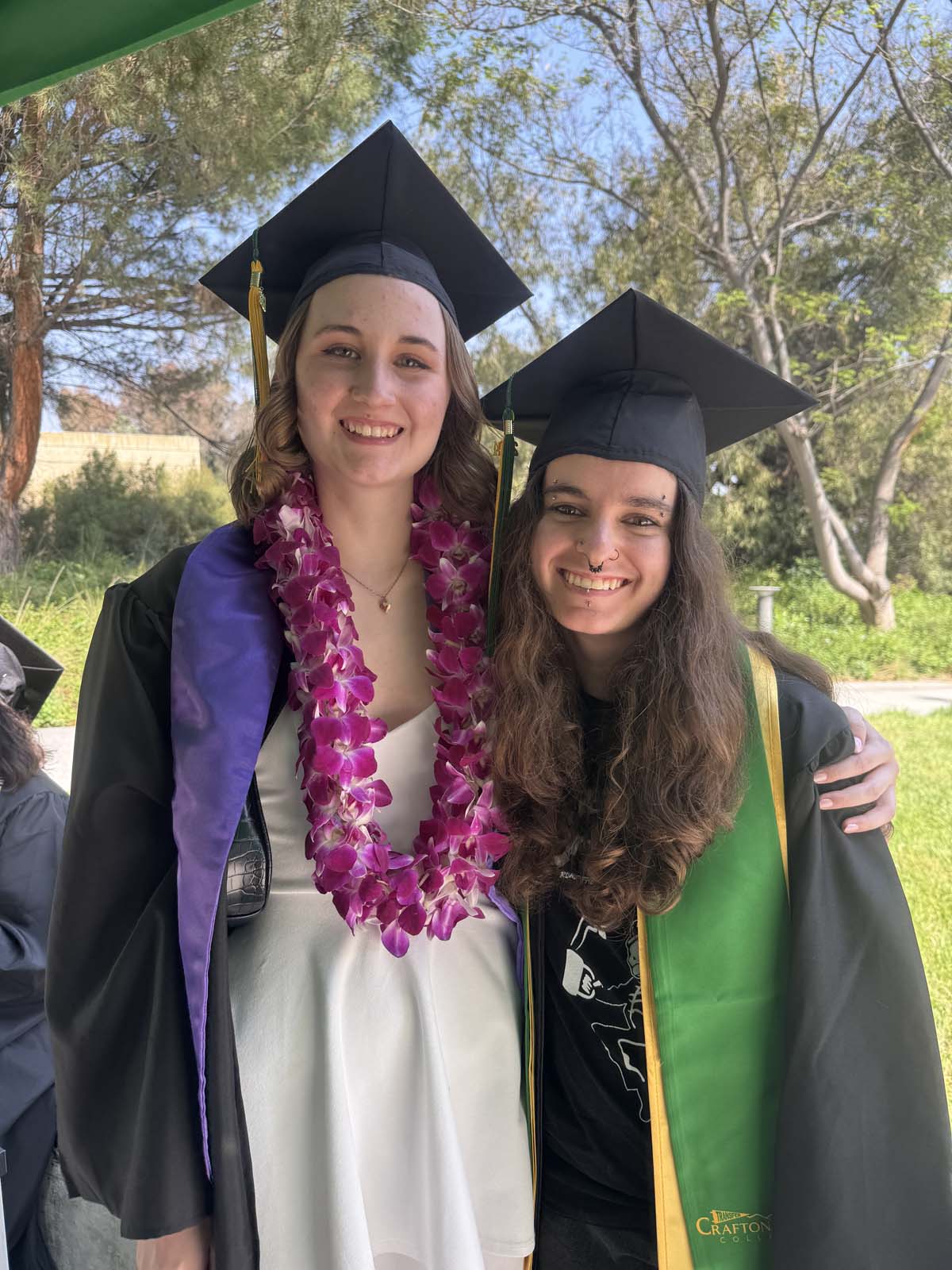 Graduates prepare for CHC Commencement 2024.