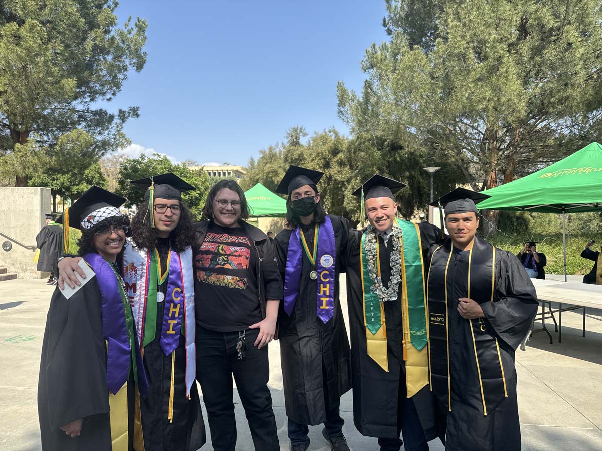 Graduates prepare for CHC Commencement 2024.