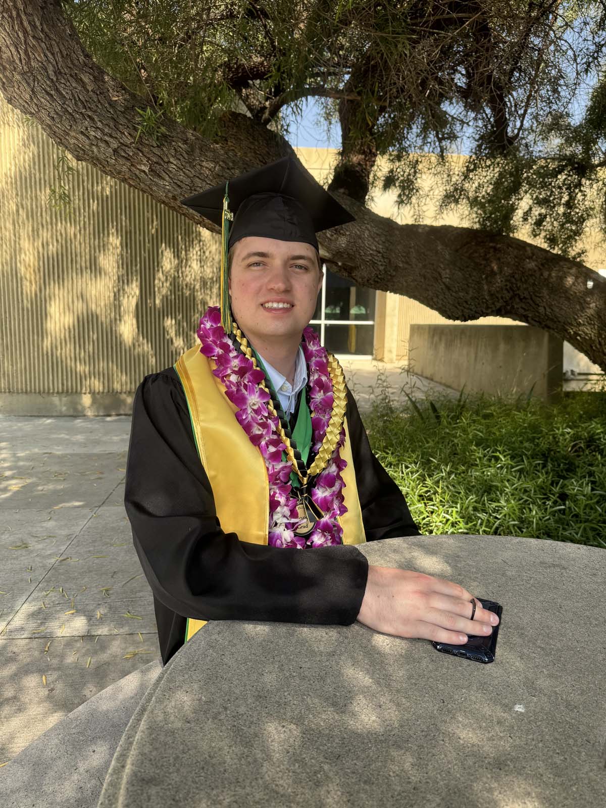 Graduates prepare for CHC Commencement 2024.