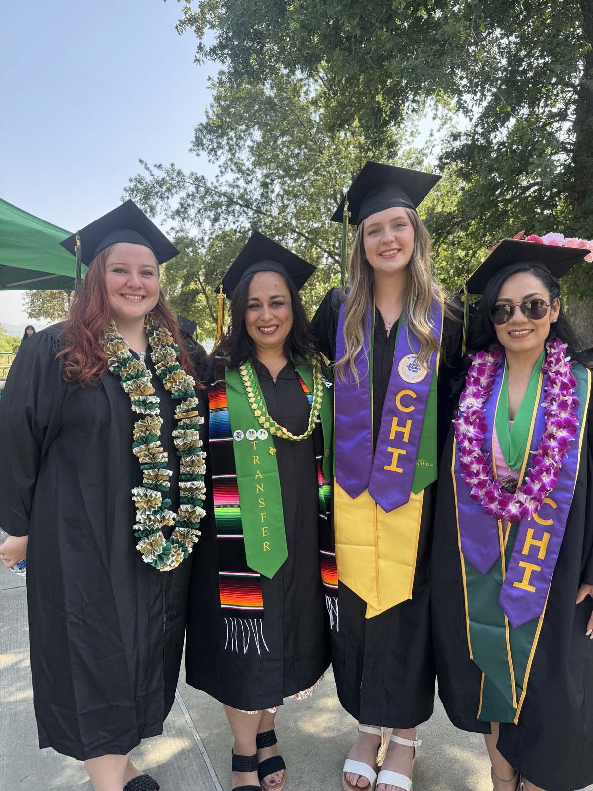 Graduates prepare for CHC Commencement 2024.