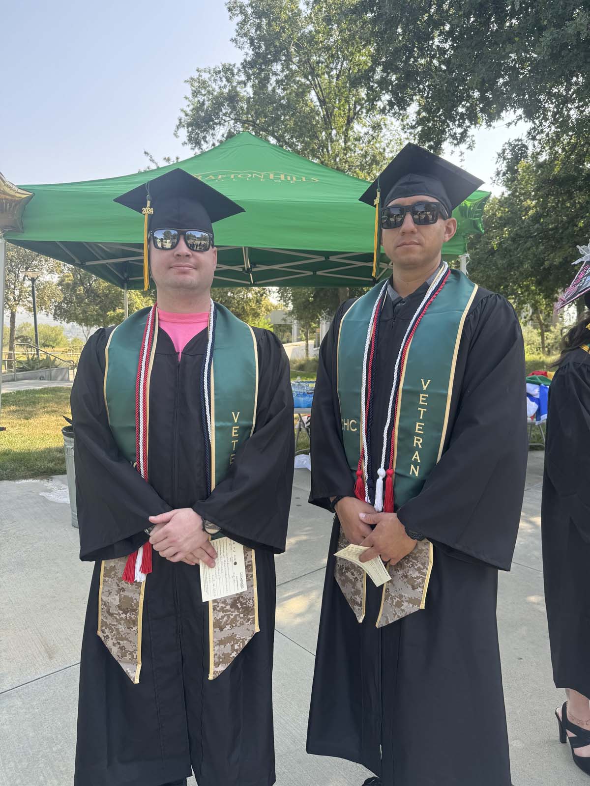 Graduates prepare for CHC Commencement 2024.