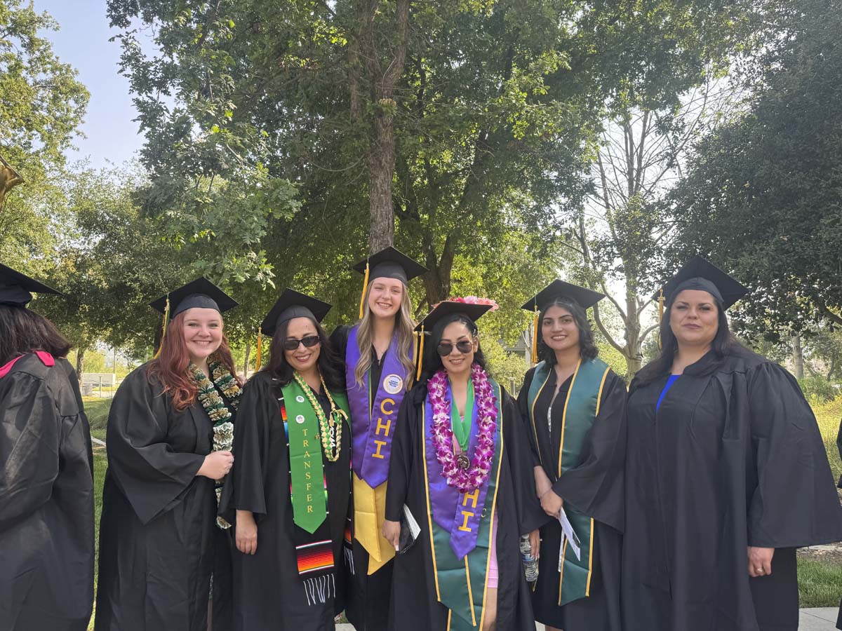 Graduates prepare for CHC Commencement 2024.