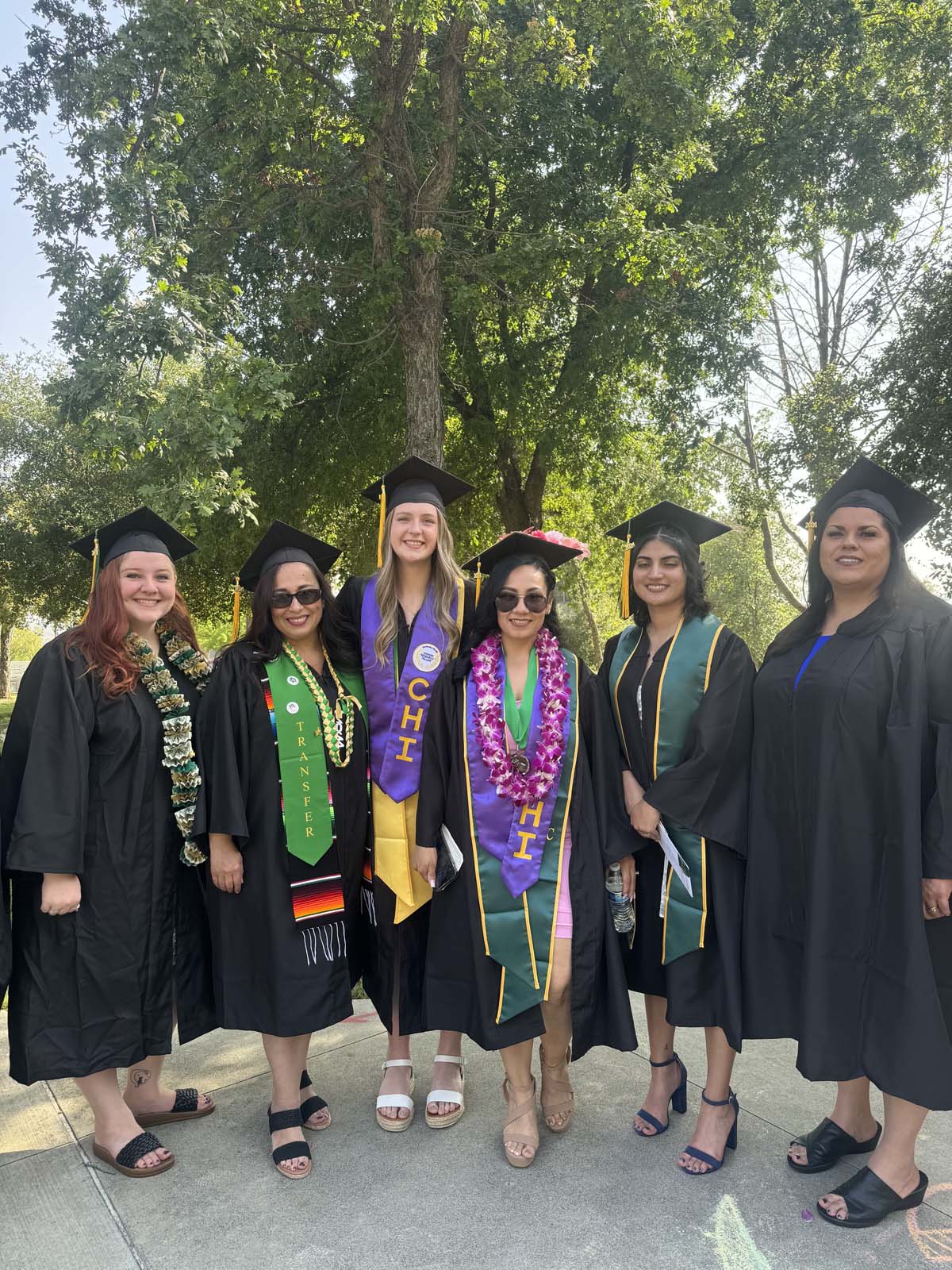 Graduates prepare for CHC Commencement 2024.