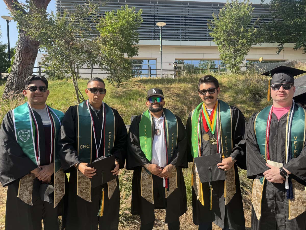 Graduates prepare for CHC Commencement 2024.