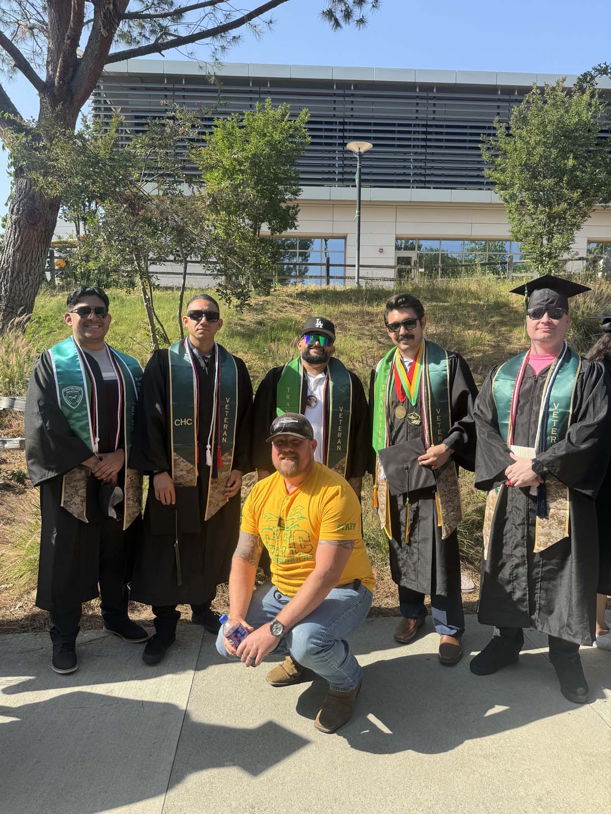 Graduates prepare for CHC Commencement 2024.