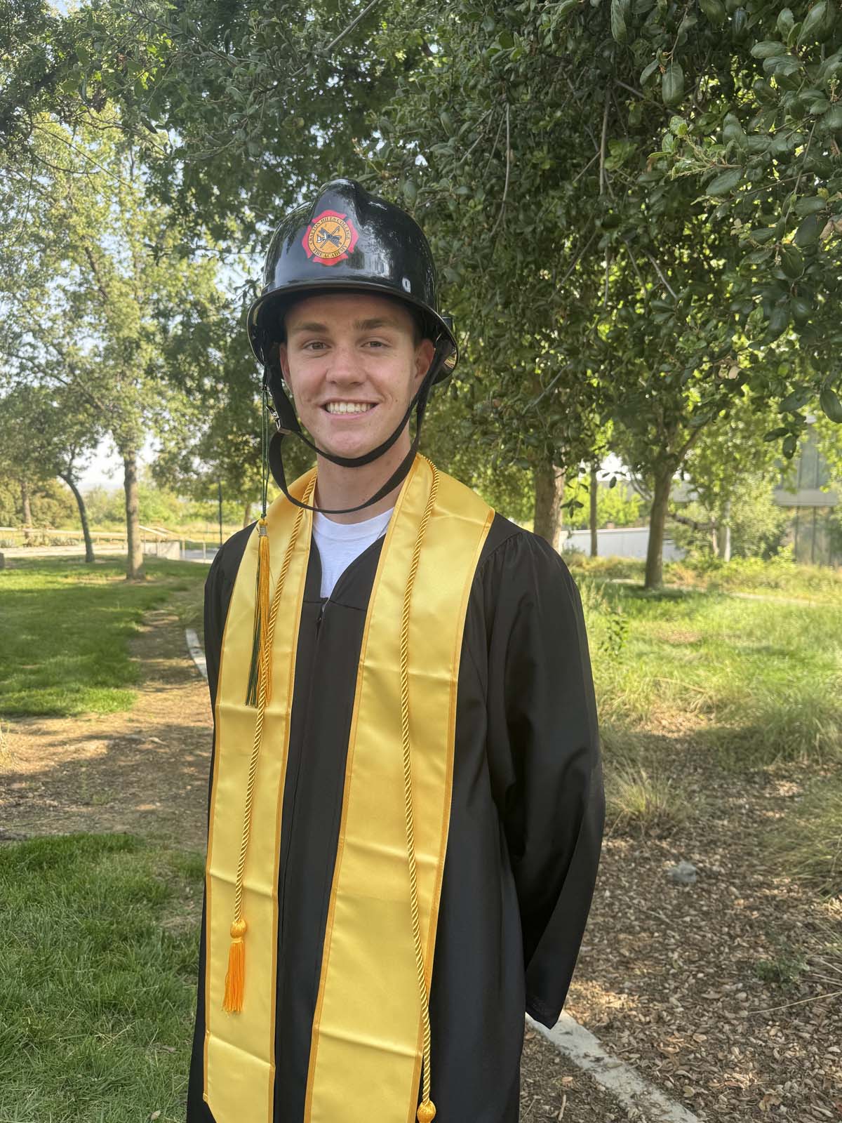 Graduates prepare for CHC Commencement 2024.