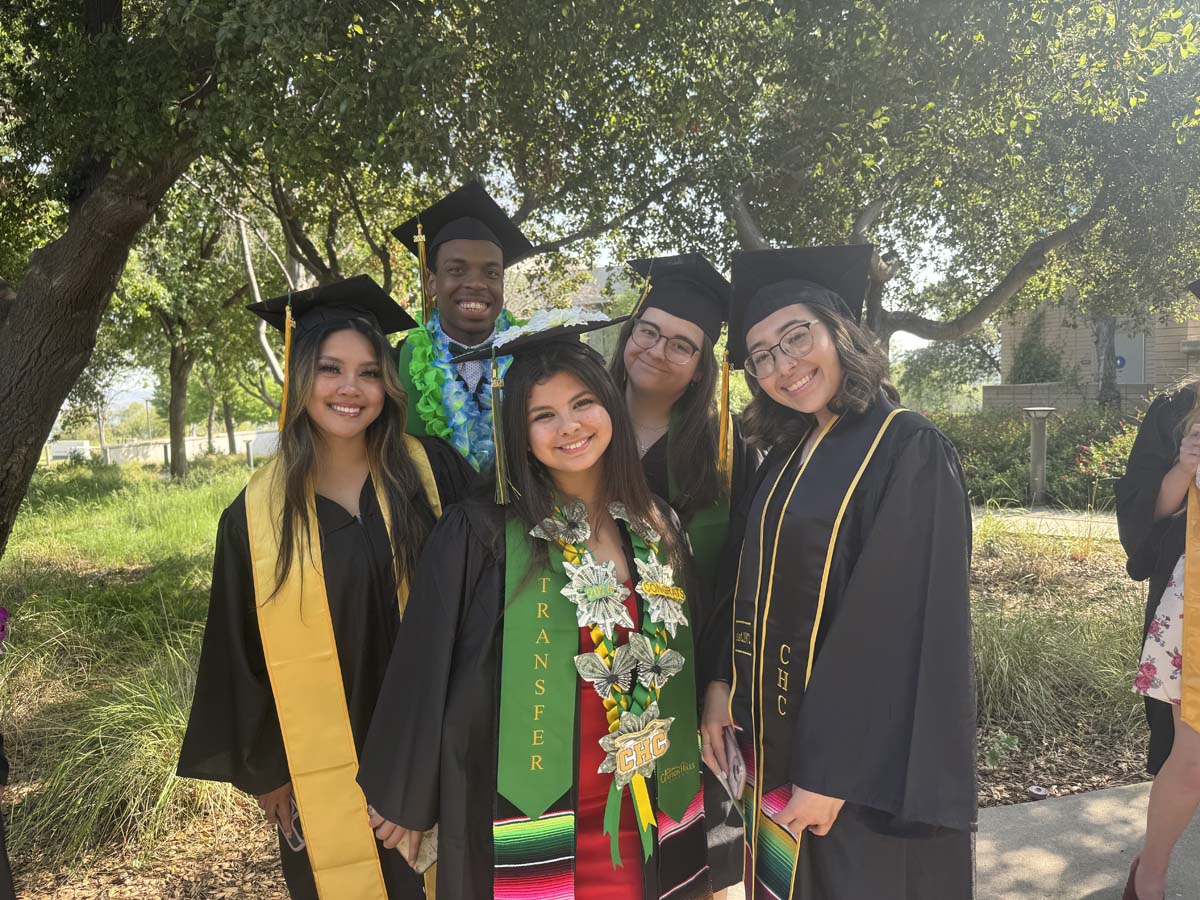 Graduates prepare for CHC Commencement 2024.