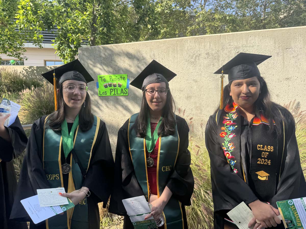 Graduates prepare for CHC Commencement 2024.